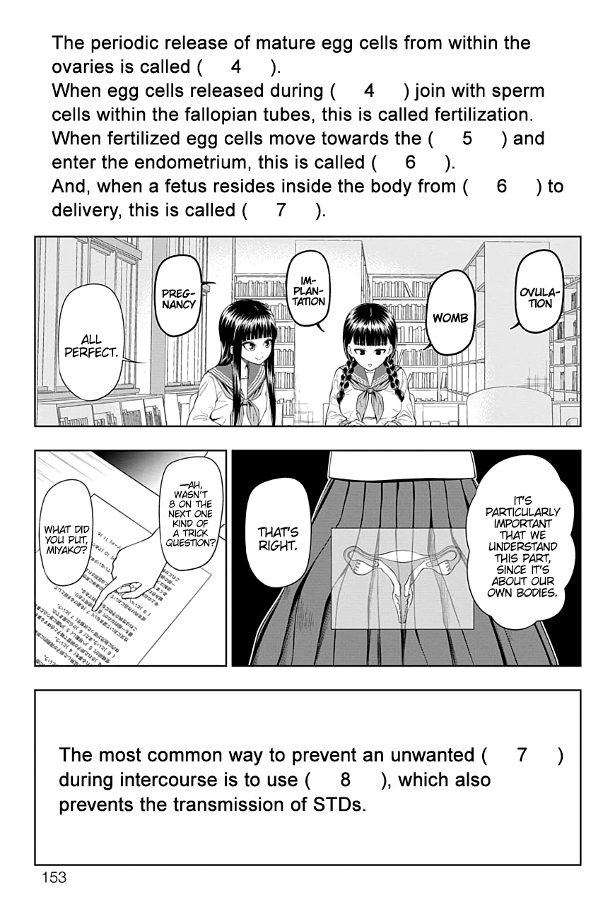 Yuugai Shitei Doukyuusei Chapter 46 page 7 - Chapter 46: Miyakonojou-san Checks Her Answers