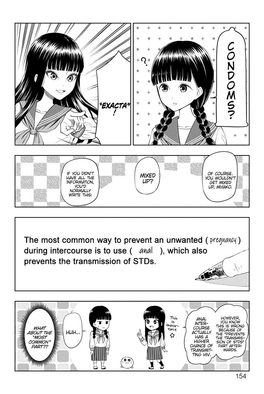 Yuugai Shitei Doukyuusei Chapter 46 page 8 - Chapter 46: Miyakonojou-san Checks Her Answers
