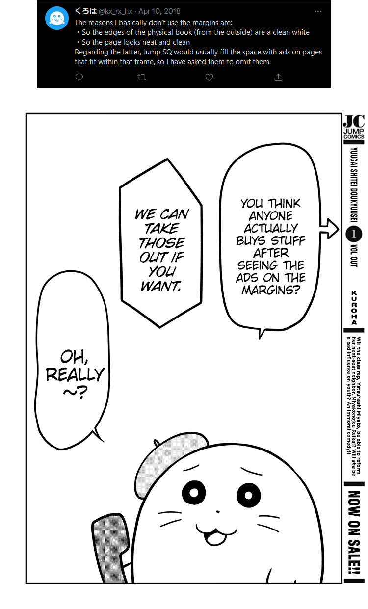 Yuugai Shitei Doukyuusei Chapter 51.6 page 30 - Chapter 51.6: Kuroha-san Posts on Twitter