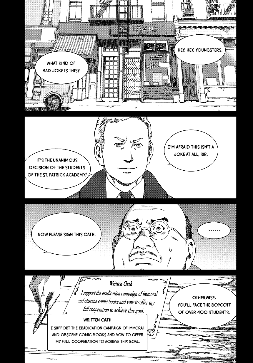Yuugai Toshi Chapter 7 page 17 - Chapter 7: The Comics Code