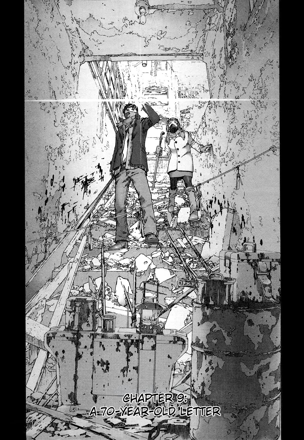 Yuugai Toshi Chapter 9 page 1 - Chapter 9: A 70-Year-Old Letter