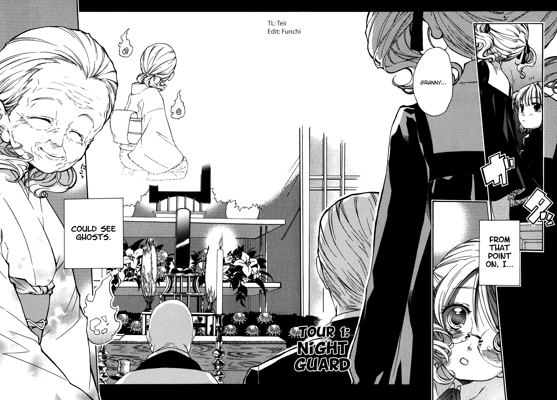 Yuurei Ryokoudairiten Chapter 1 page 8 - Chapter 1: Night Guard