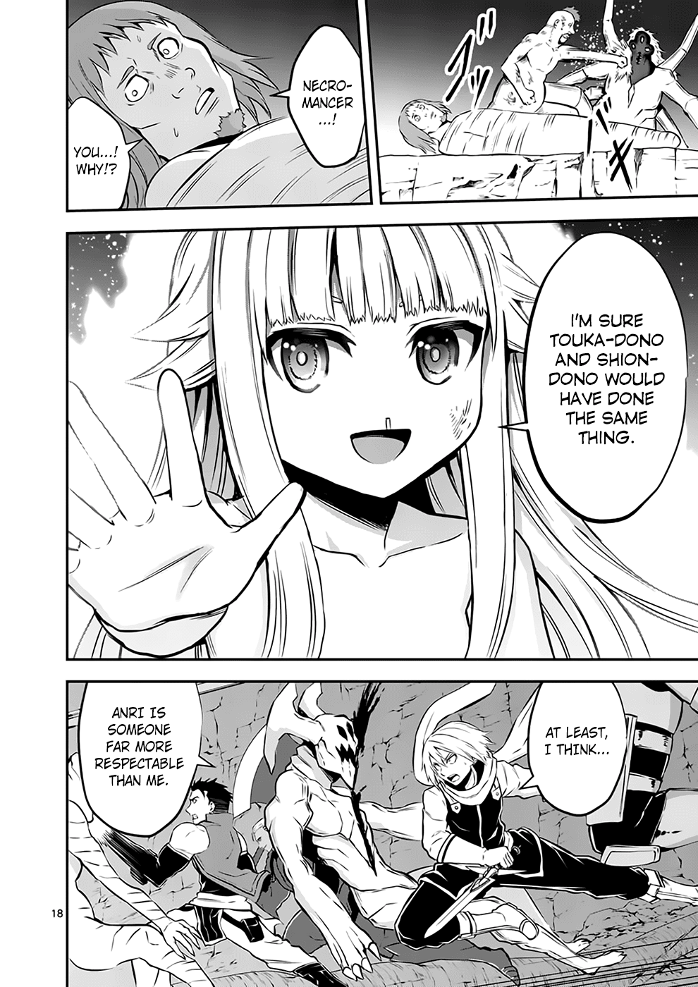 Yuusha ga Shinda! Chapter 111 page 18 - Chapter 111
