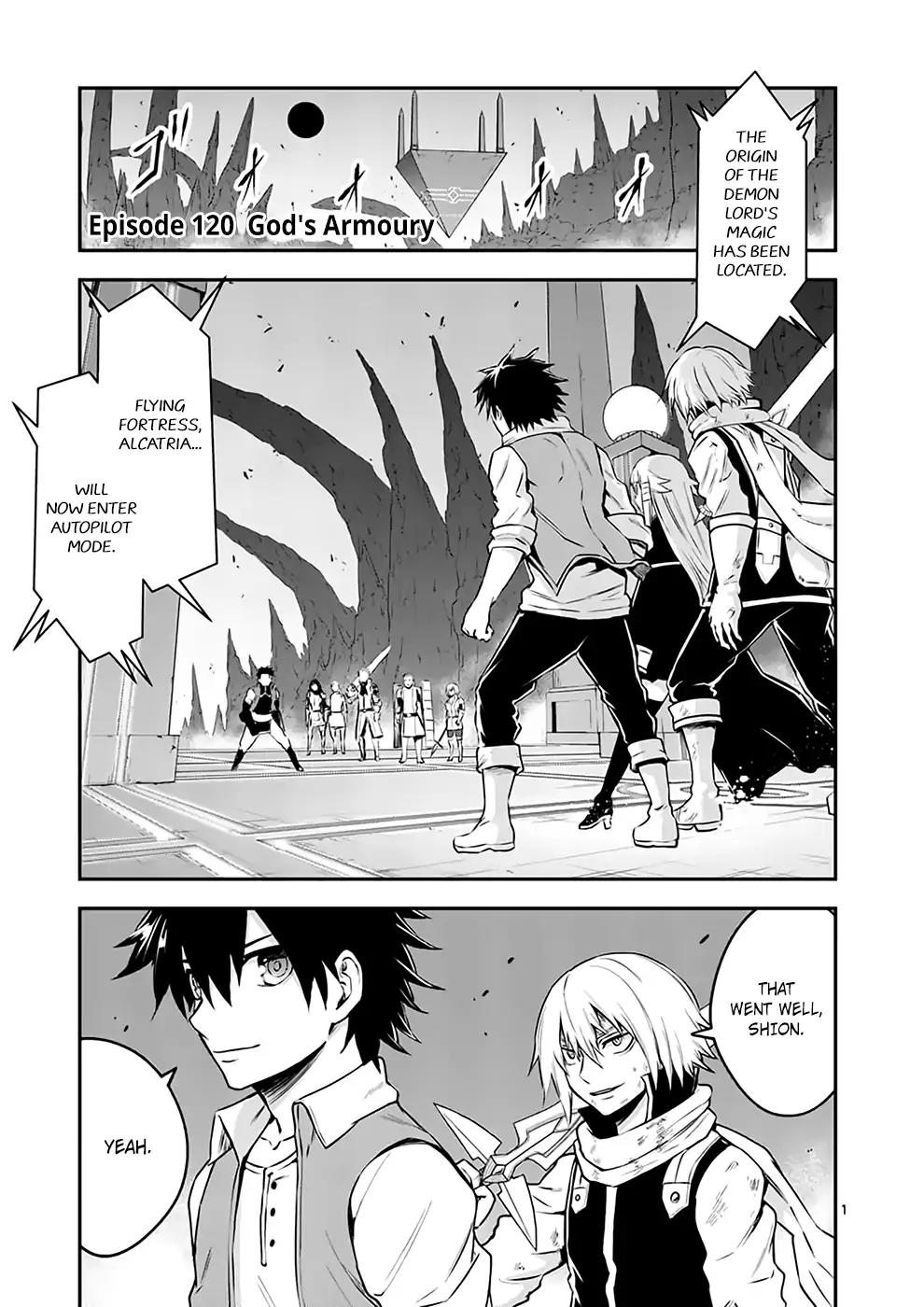 Yuusha ga Shinda! Chapter 120 page 1 - Chapter 120: God's Armoury