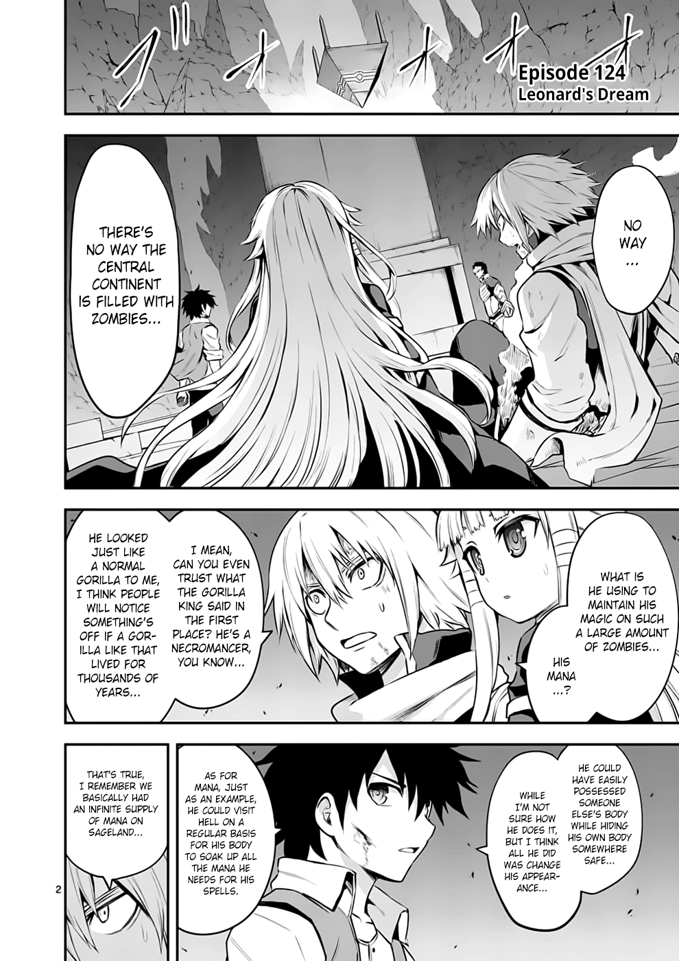 Yuusha ga Shinda! Chapter 124 page 2 - Chapter 124: Leonard’s Dream