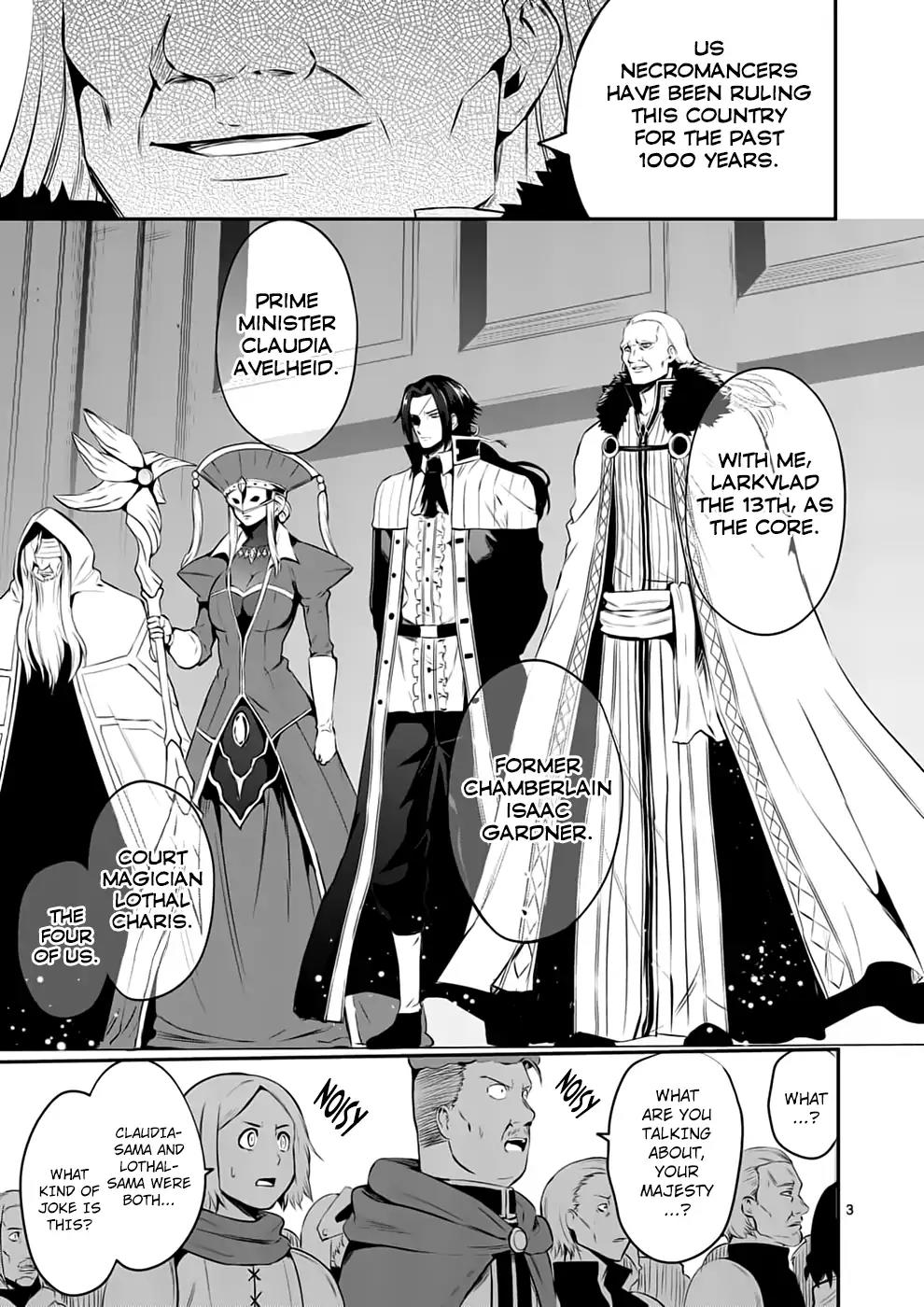 Yuusha ga Shinda! Chapter 135 page 3 - Chapter 135: Four Necromancers