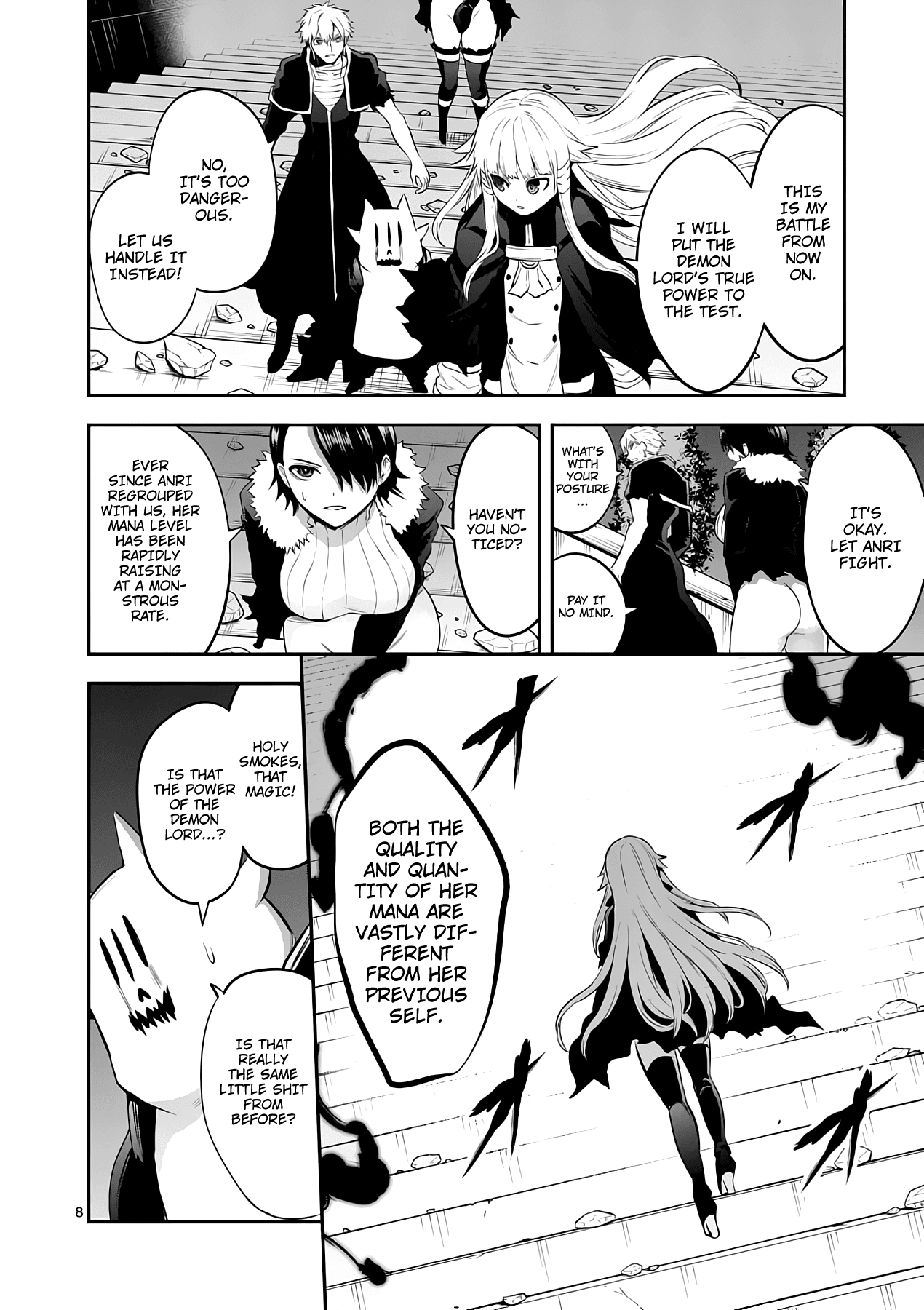 Yuusha ga Shinda! Chapter 143 page 8 - Chapter 143: Demon Lord's Black Outfit