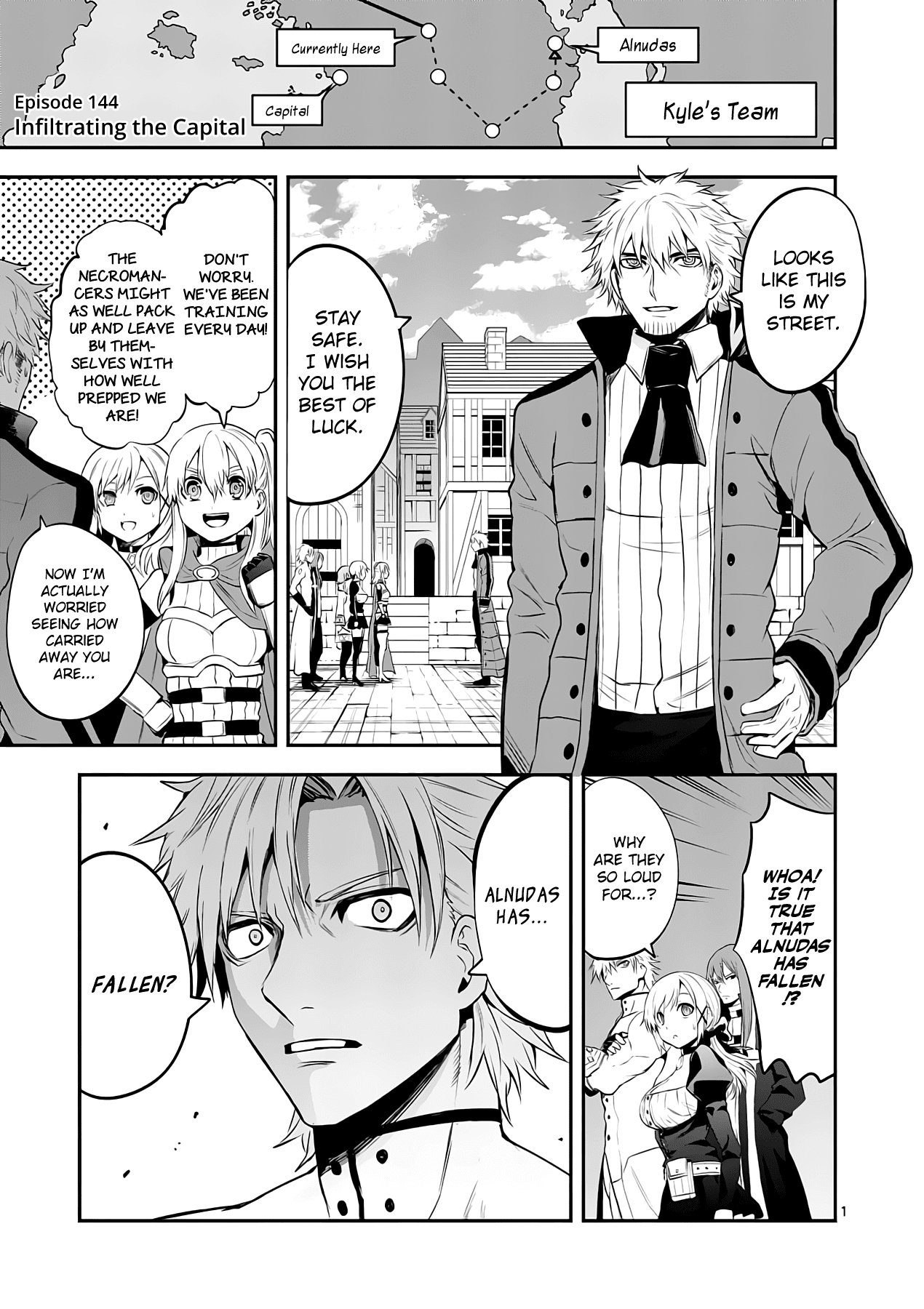 Yuusha ga Shinda! Chapter 144 page 1 - Chapter 144: Infiltrating the Capital