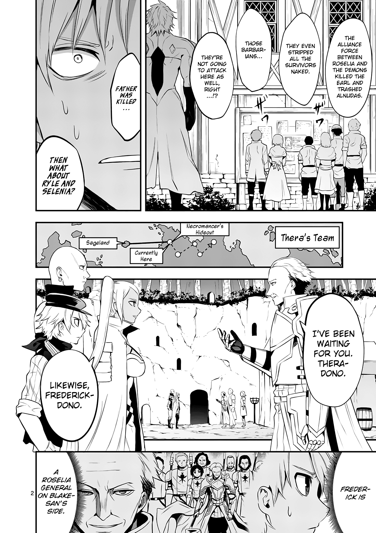 Yuusha ga Shinda! Chapter 144 page 2 - Chapter 144: Infiltrating the Capital