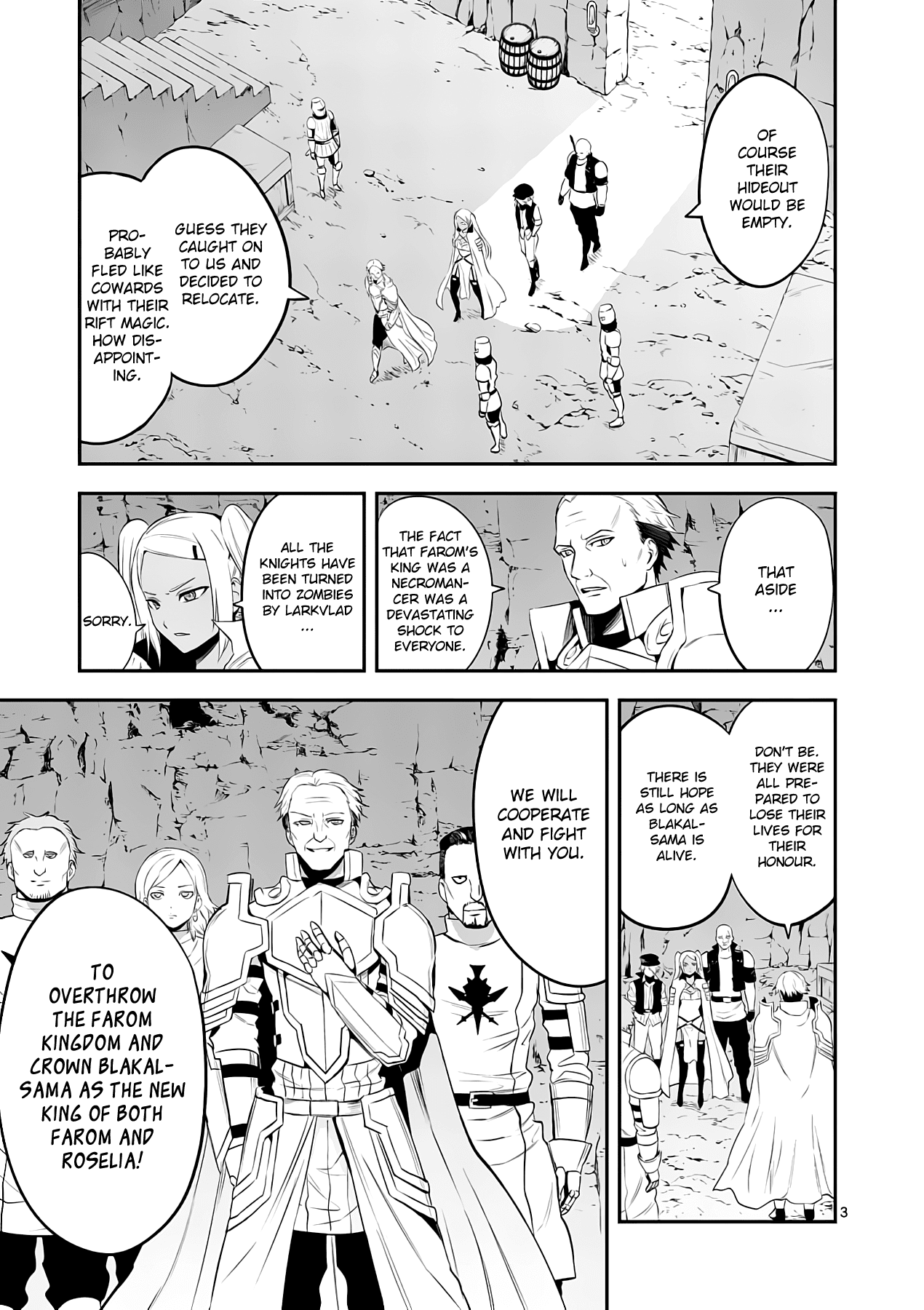 Yuusha ga Shinda! Chapter 144 page 3 - Chapter 144: Infiltrating the Capital