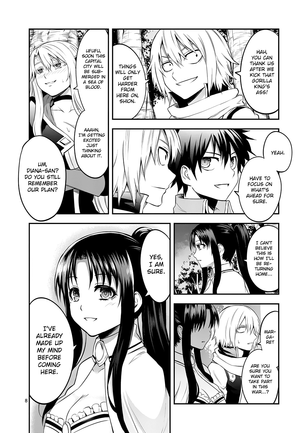 Yuusha ga Shinda! Chapter 144 page 8 - Chapter 144: Infiltrating the Capital