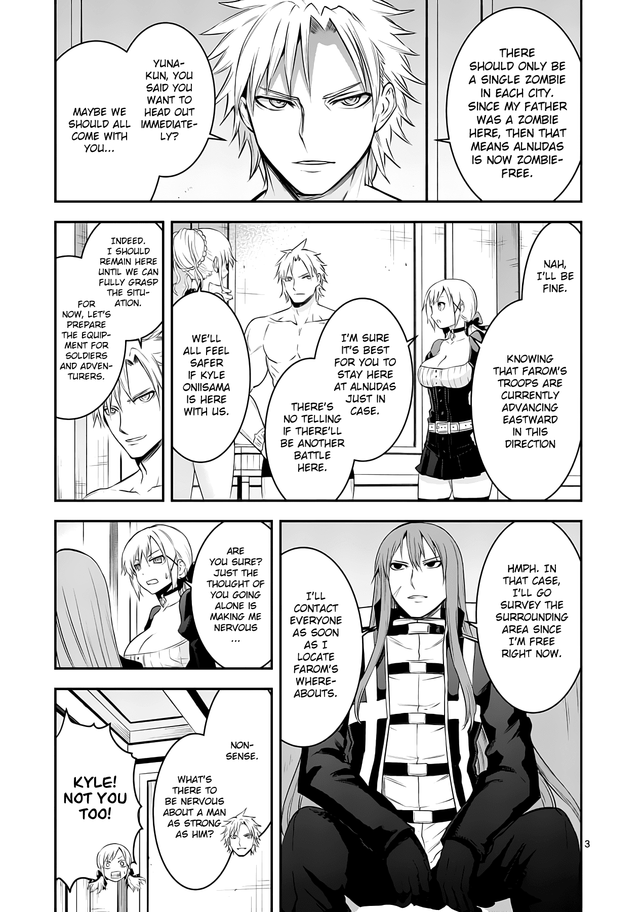 Yuusha ga Shinda! Chapter 146 page 3 - Chapter 146: T Minus 6 Hours