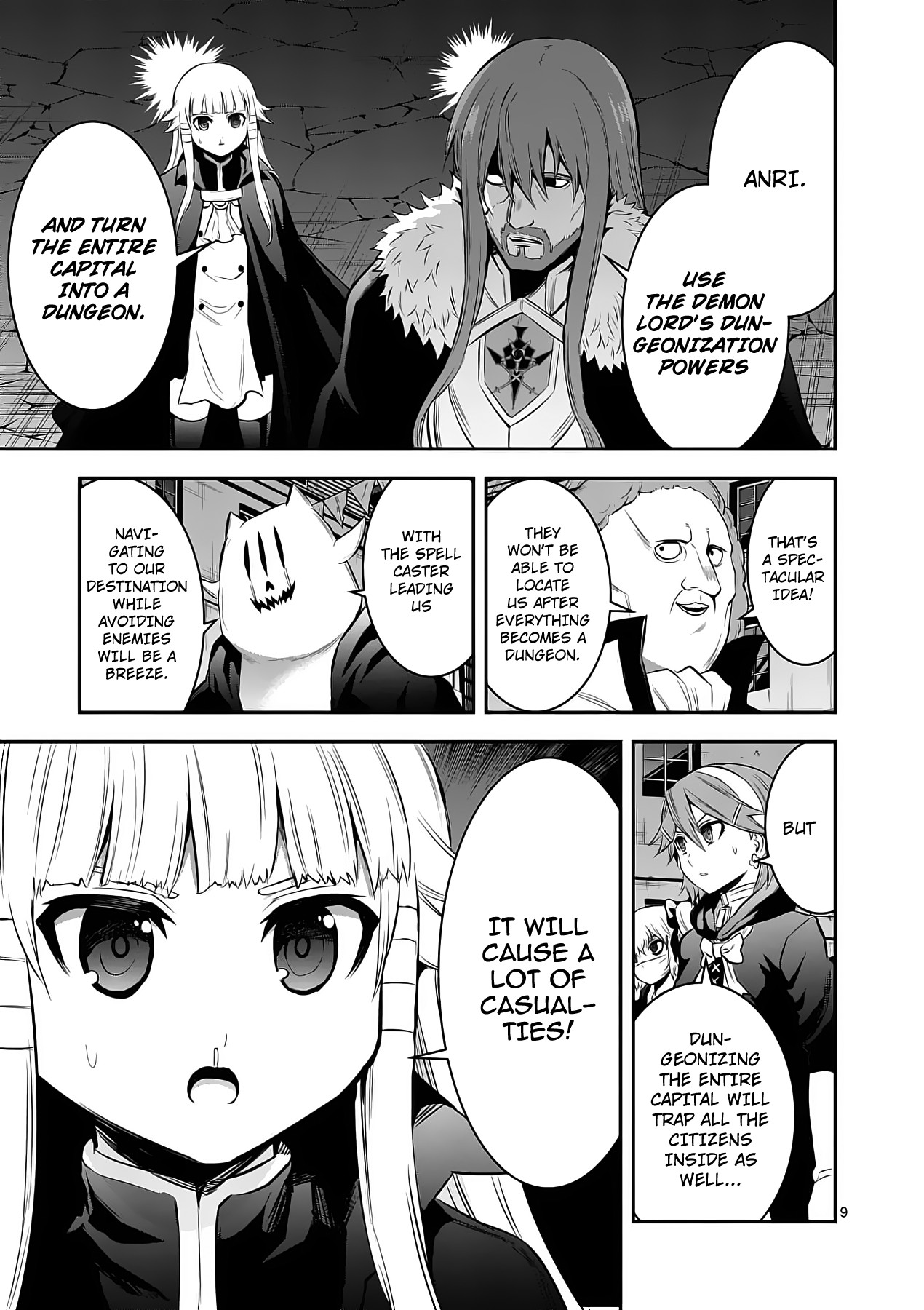 Yuusha ga Shinda! Chapter 150 page 9 - Chapter 150: Dungeonization