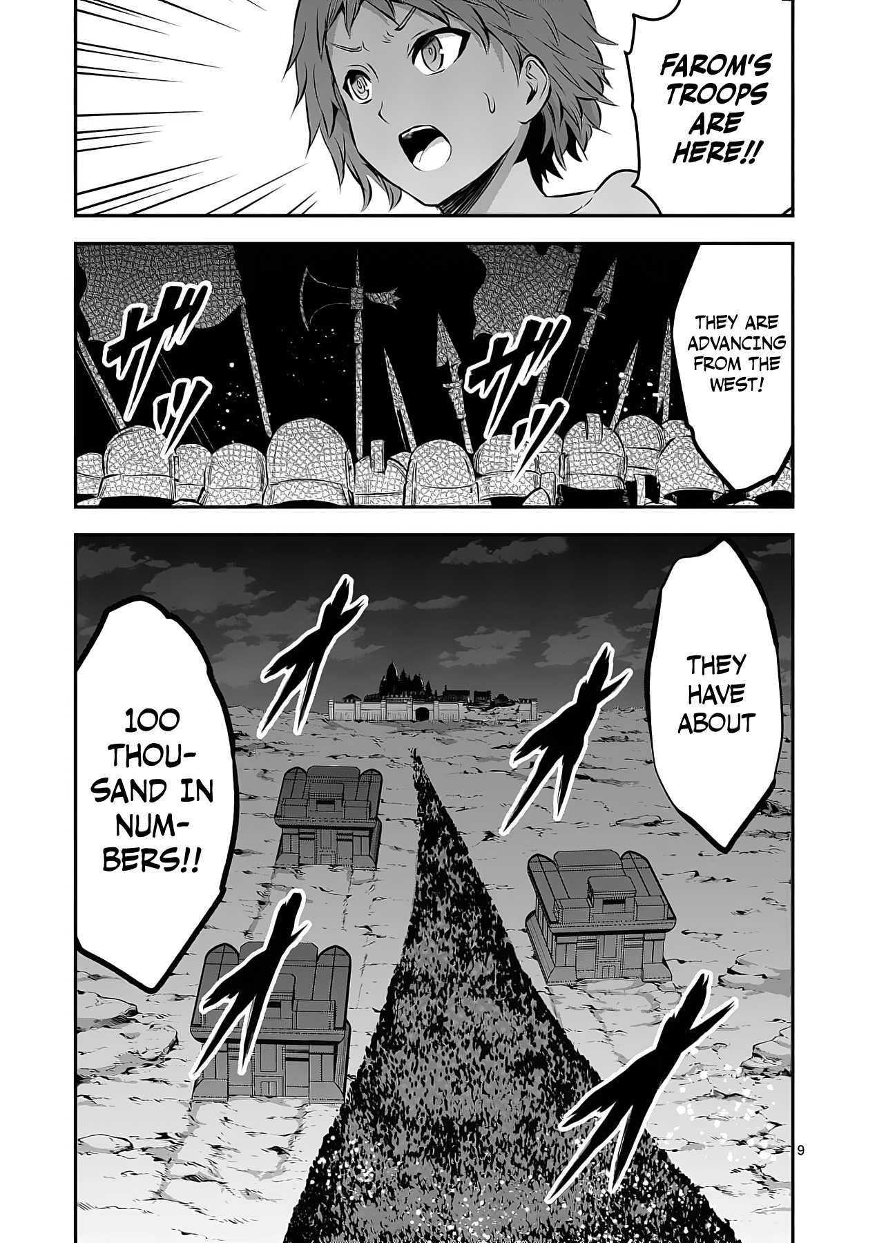 Yuusha ga Shinda! Chapter 158 page 9 - Chapter 158: 100K vs 5K