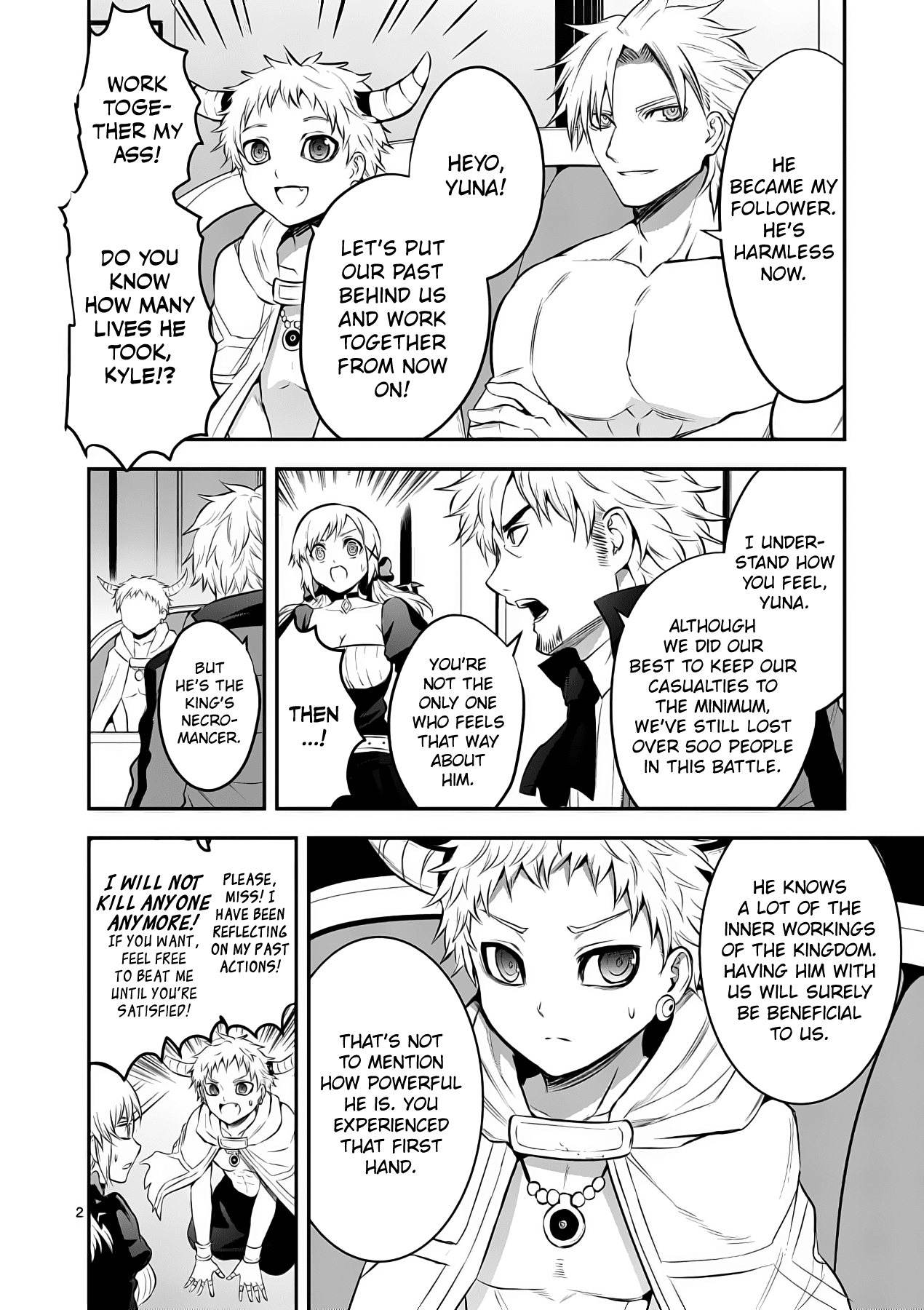 Yuusha ga Shinda! Chapter 164 page 2 - Chapter 164: Aftermath of Battle