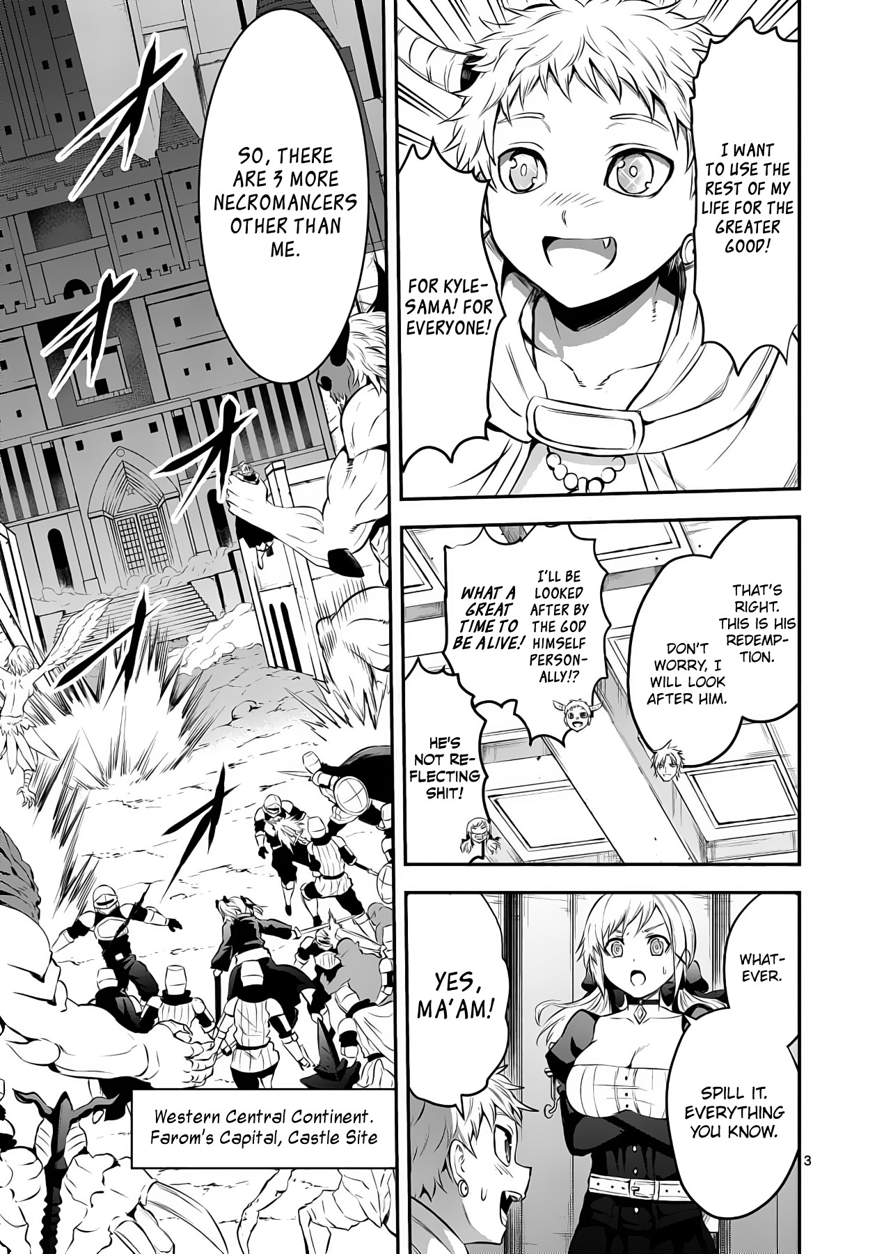 Yuusha ga Shinda! Chapter 164 page 3 - Chapter 164: Aftermath of Battle