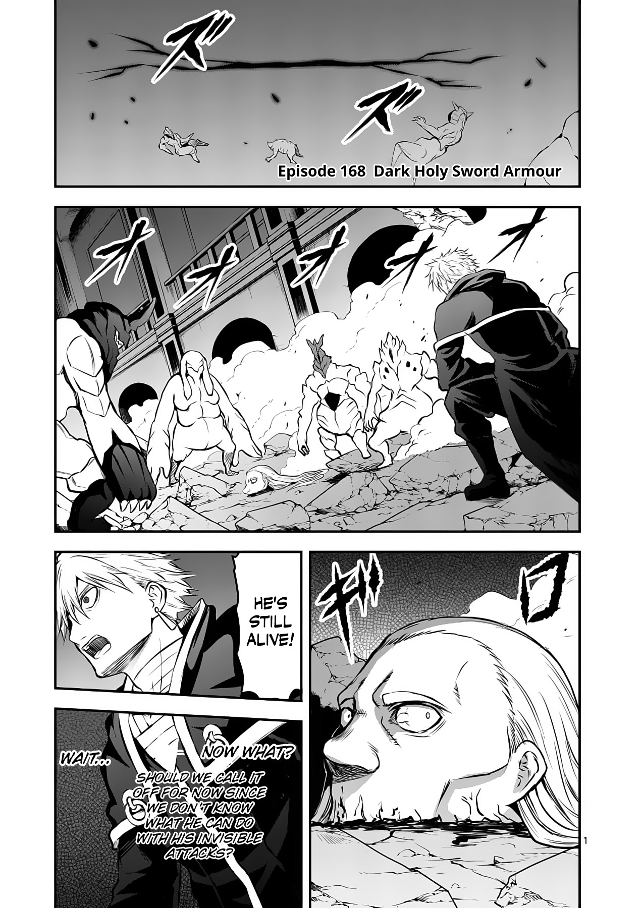Yuusha ga Shinda! Chapter 168 page 1 - Chapter 168: Dark Holy Sword Armour