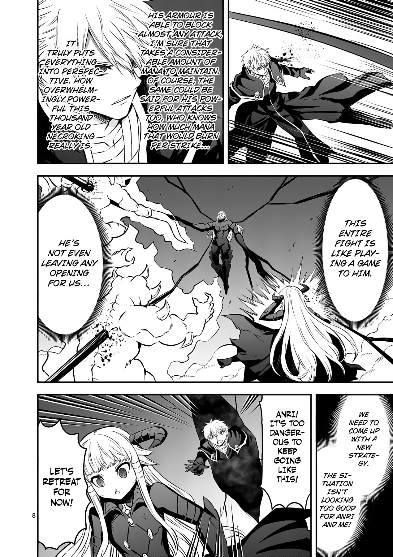 Yuusha ga Shinda! Chapter 168 page 8 - Chapter 168: Dark Holy Sword Armour