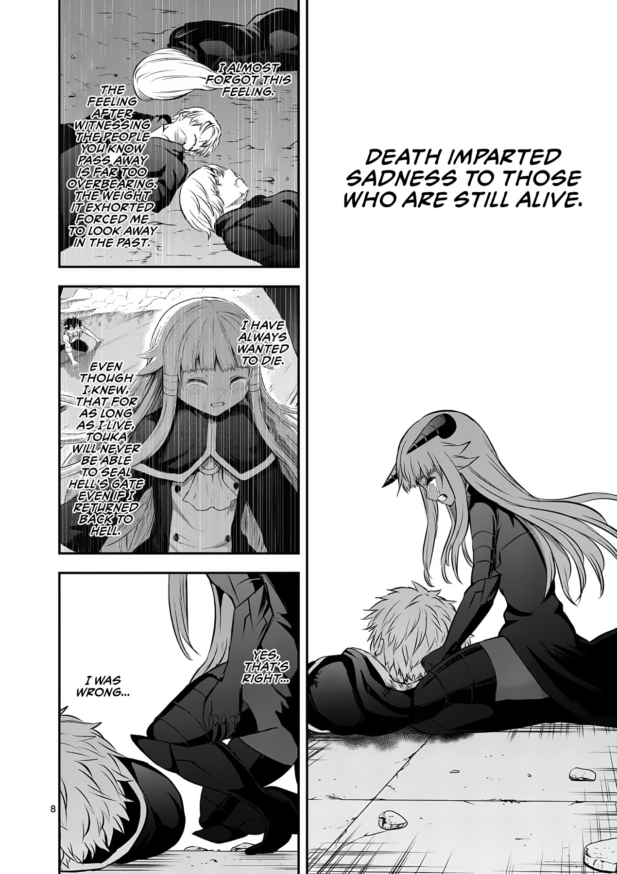Yuusha ga Shinda! Chapter 170 page 8 - Chapter 170: Death