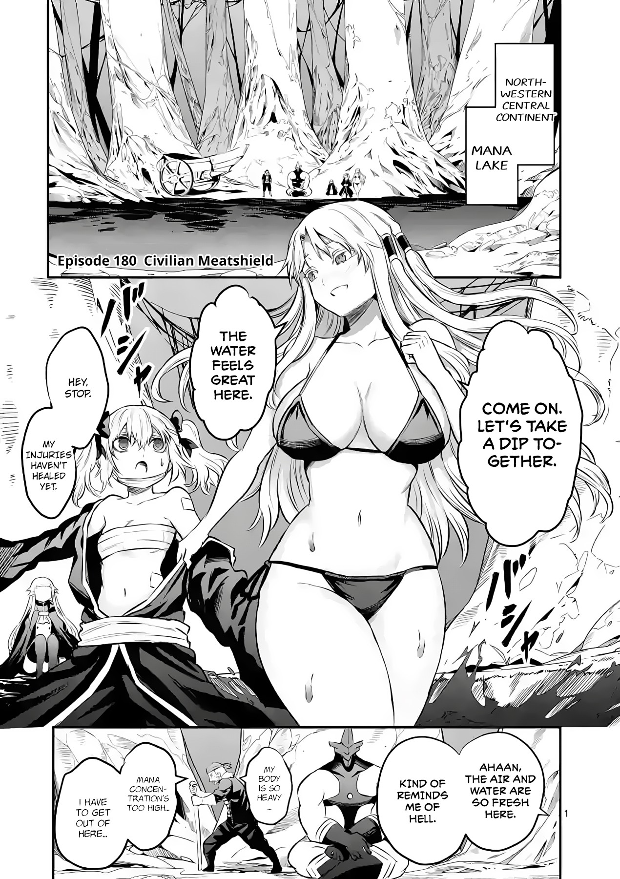 Yuusha ga Shinda! Chapter 180 page 1 - Chapter 180: Civilian Meatshield