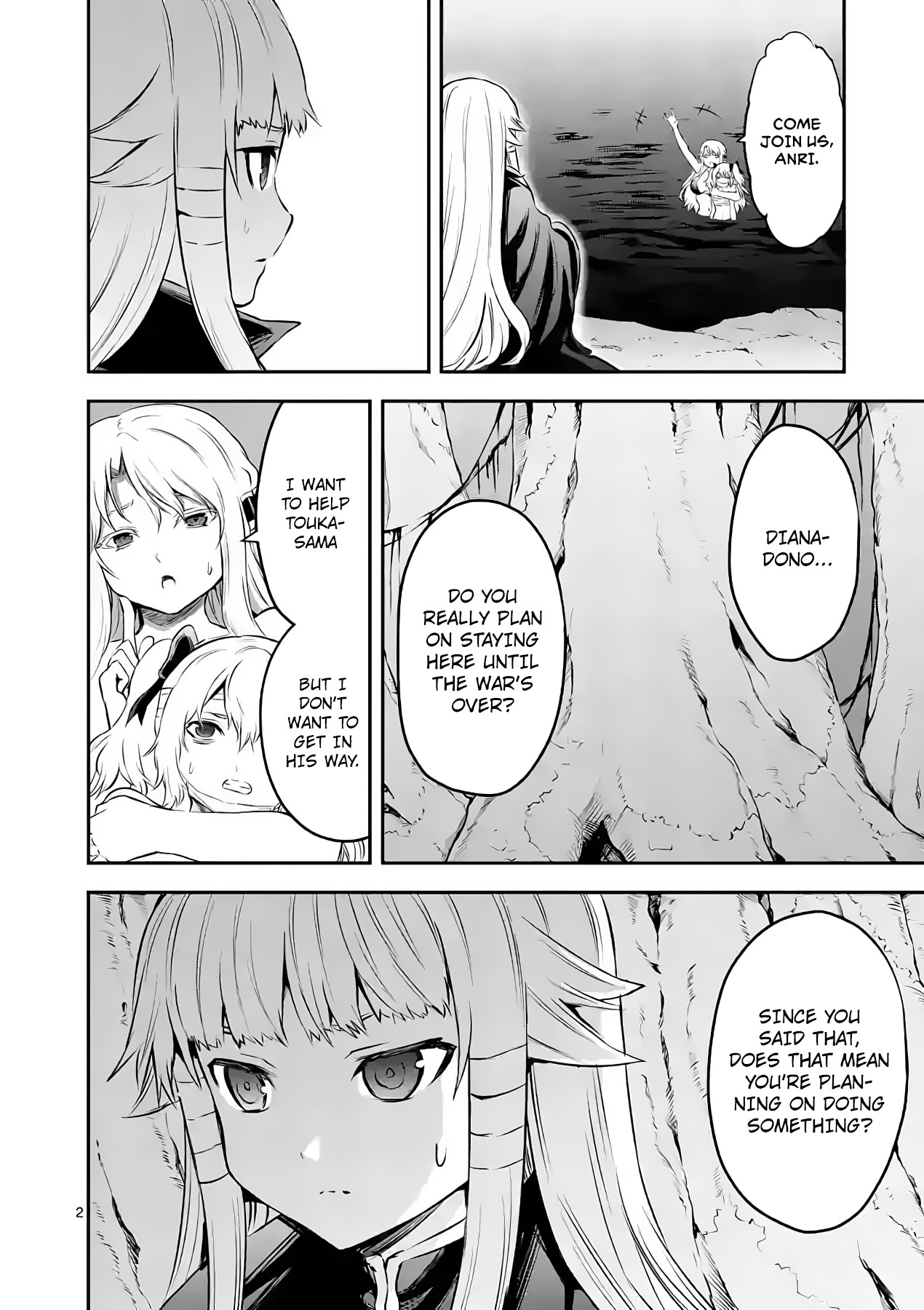 Yuusha ga Shinda! Chapter 180 page 2 - Chapter 180: Civilian Meatshield