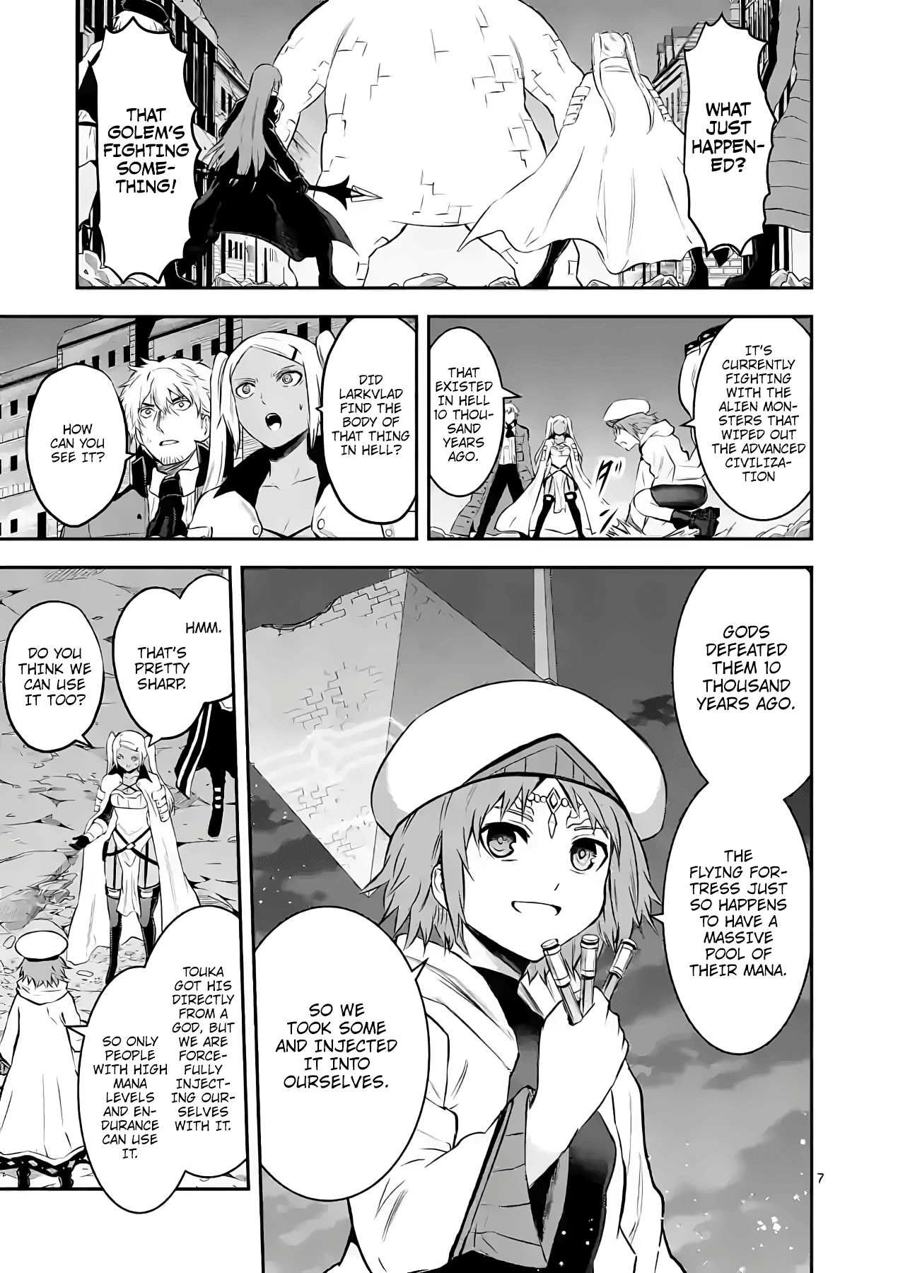 Yuusha ga Shinda! Chapter 187 page 7 - Chapter 187: God's Mana