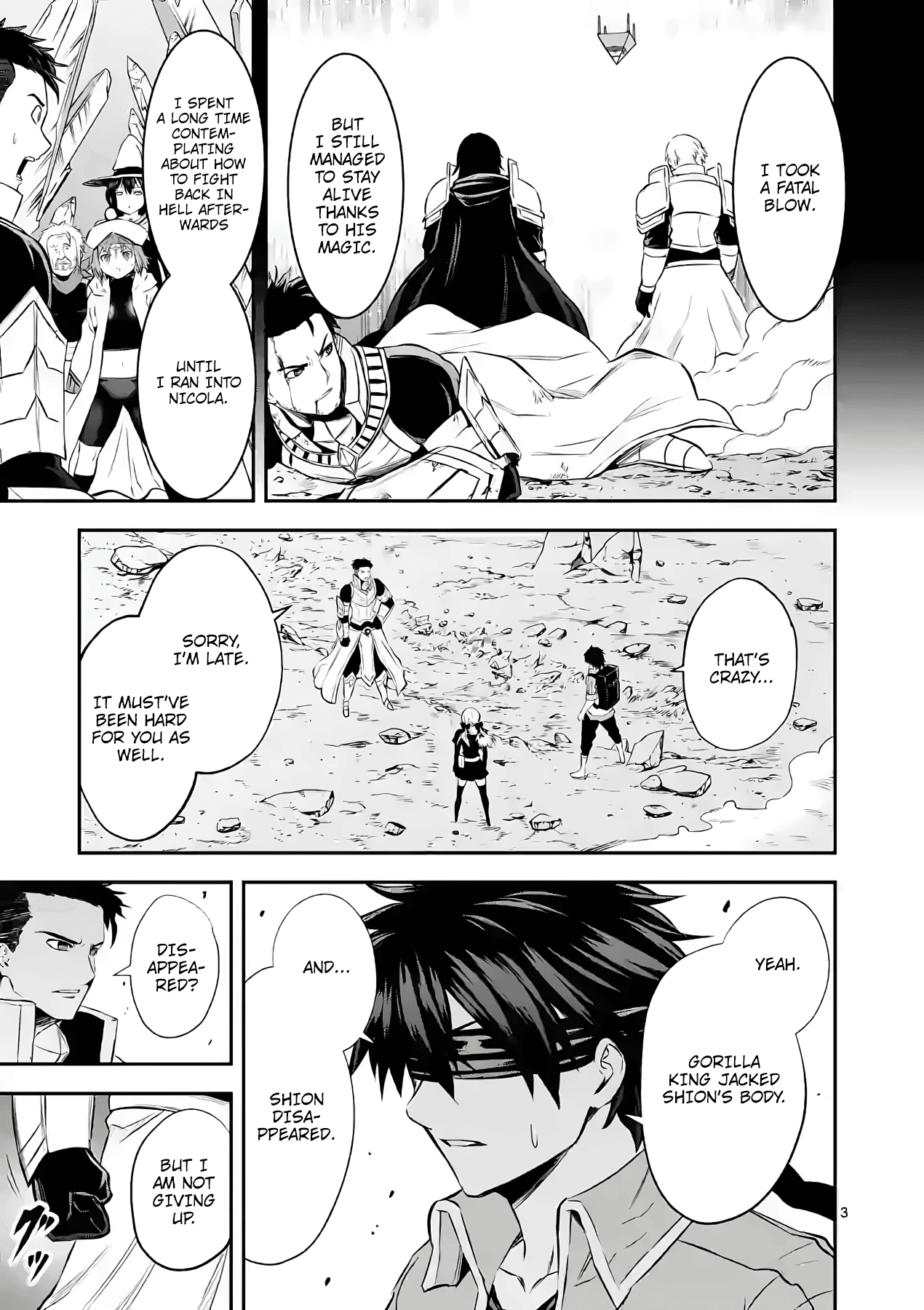 Yuusha ga Shinda! Chapter 188 page 3 - Chapter 188: The Ultimate Zombie