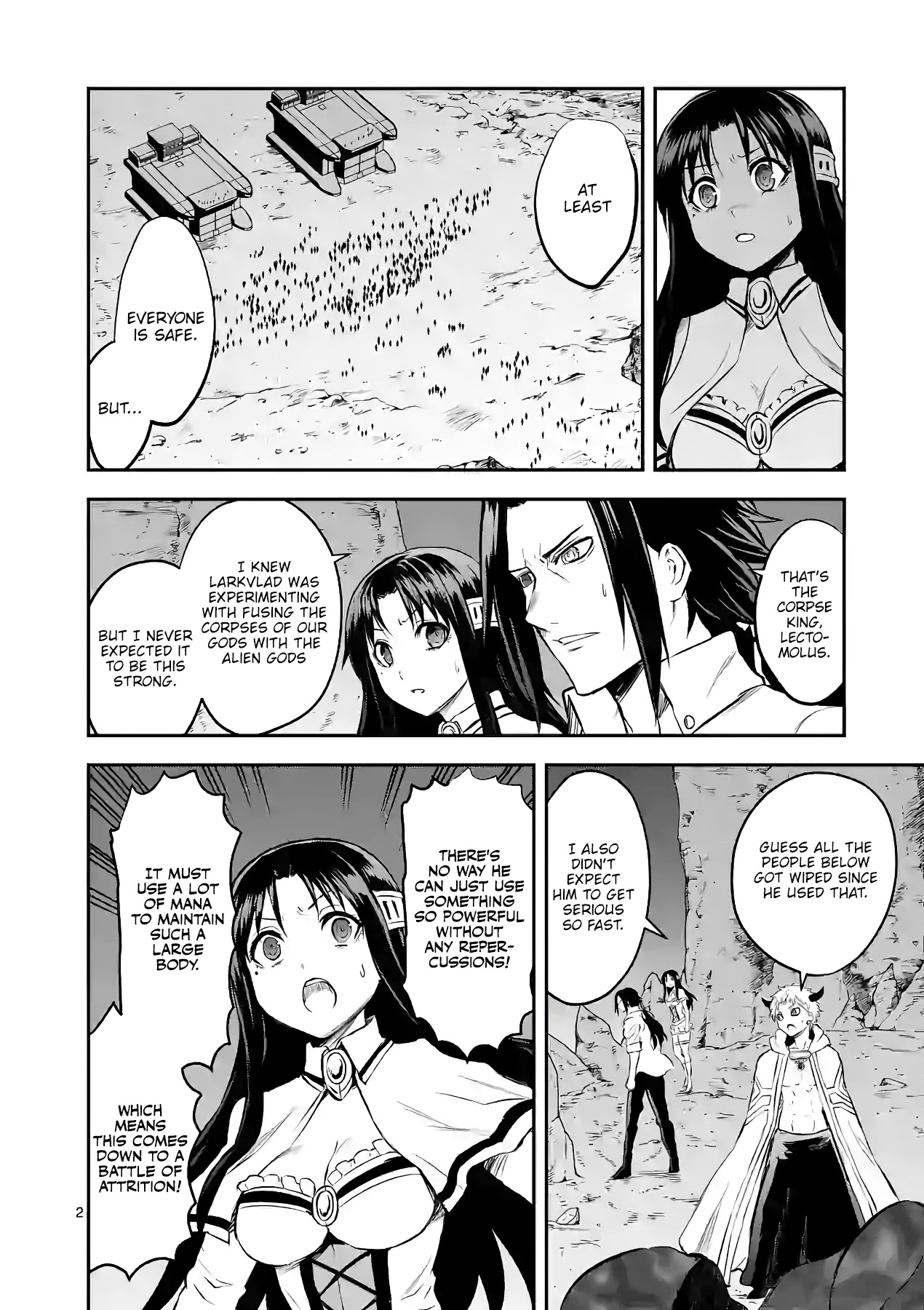 Yuusha ga Shinda! Chapter 189 page 2 - Chapter 189: God Gigantism