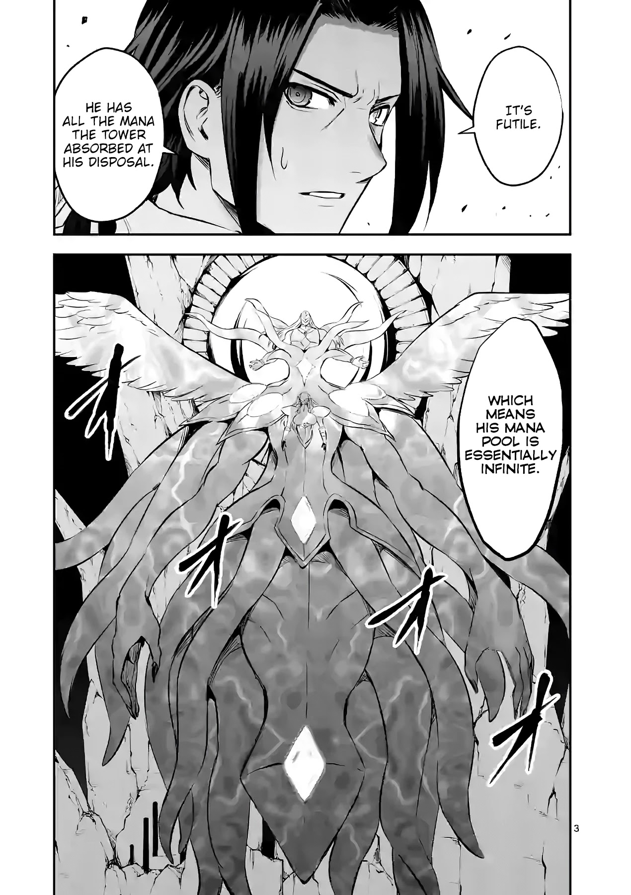 Yuusha ga Shinda! Chapter 189 page 3 - Chapter 189: God Gigantism