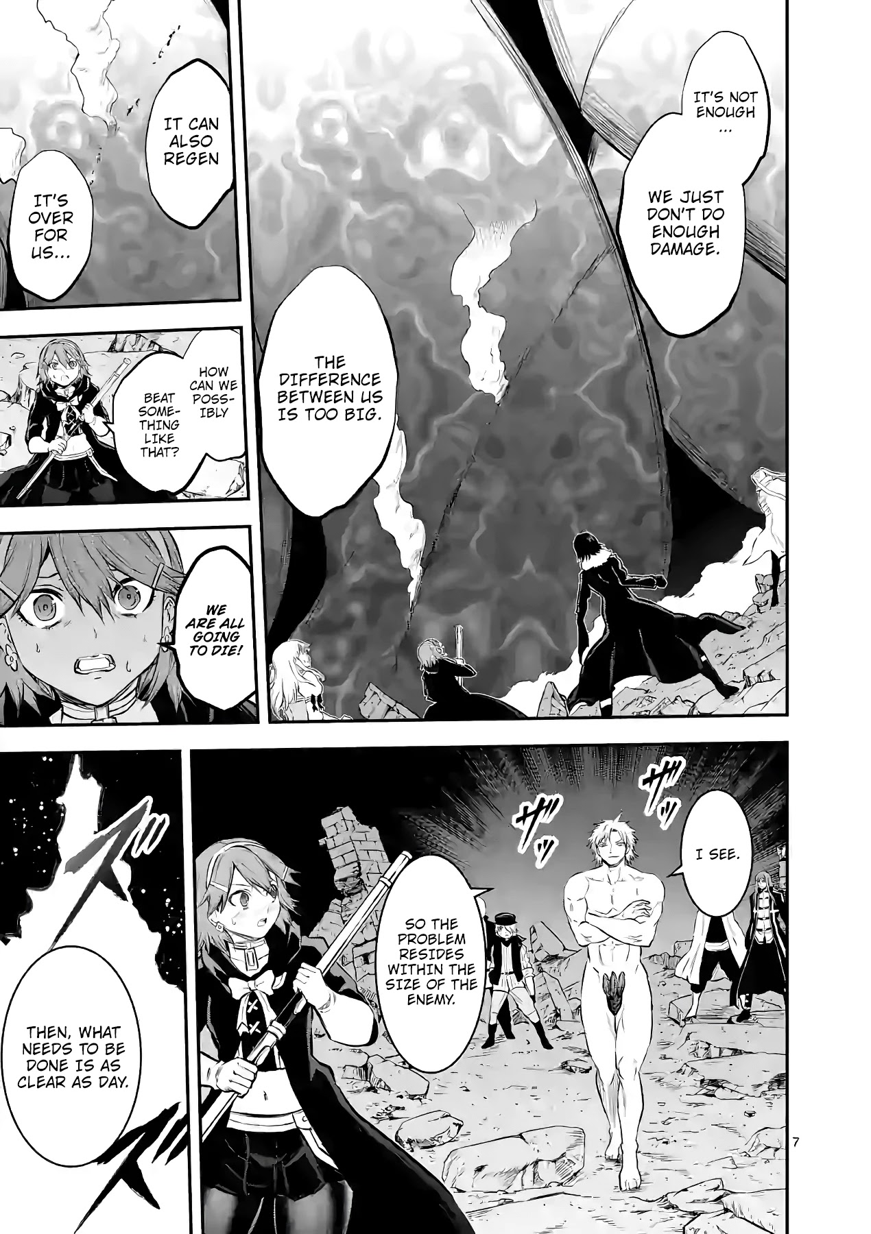 Yuusha ga Shinda! Chapter 189 page 7 - Chapter 189: God Gigantism
