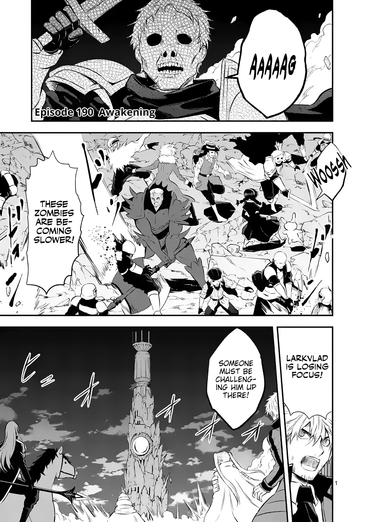 Yuusha ga Shinda! Chapter 190 page 1 - Chapter 190: Awakening