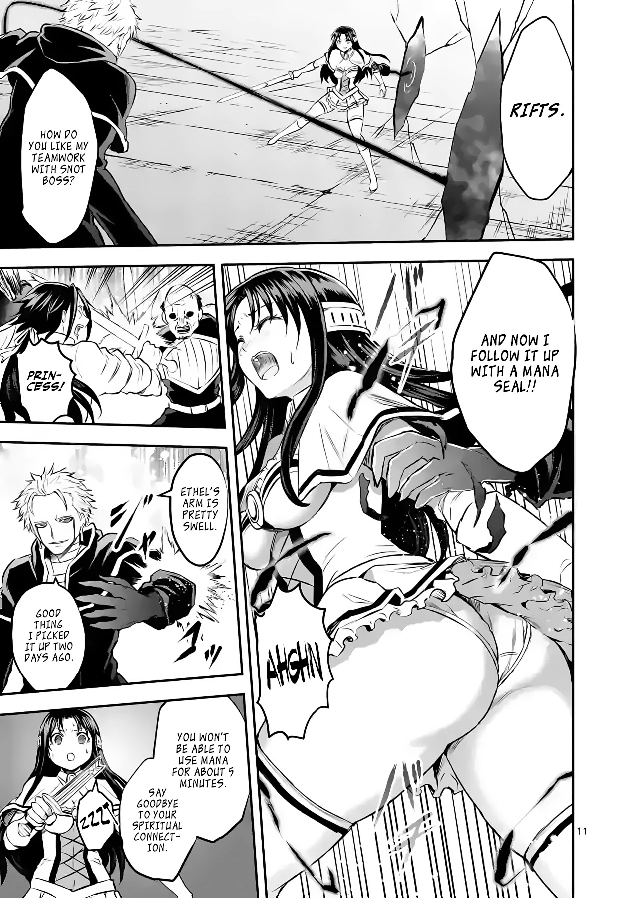 Yuusha ga Shinda! Chapter 193 page 11 - Chapter 193: Teamwork
