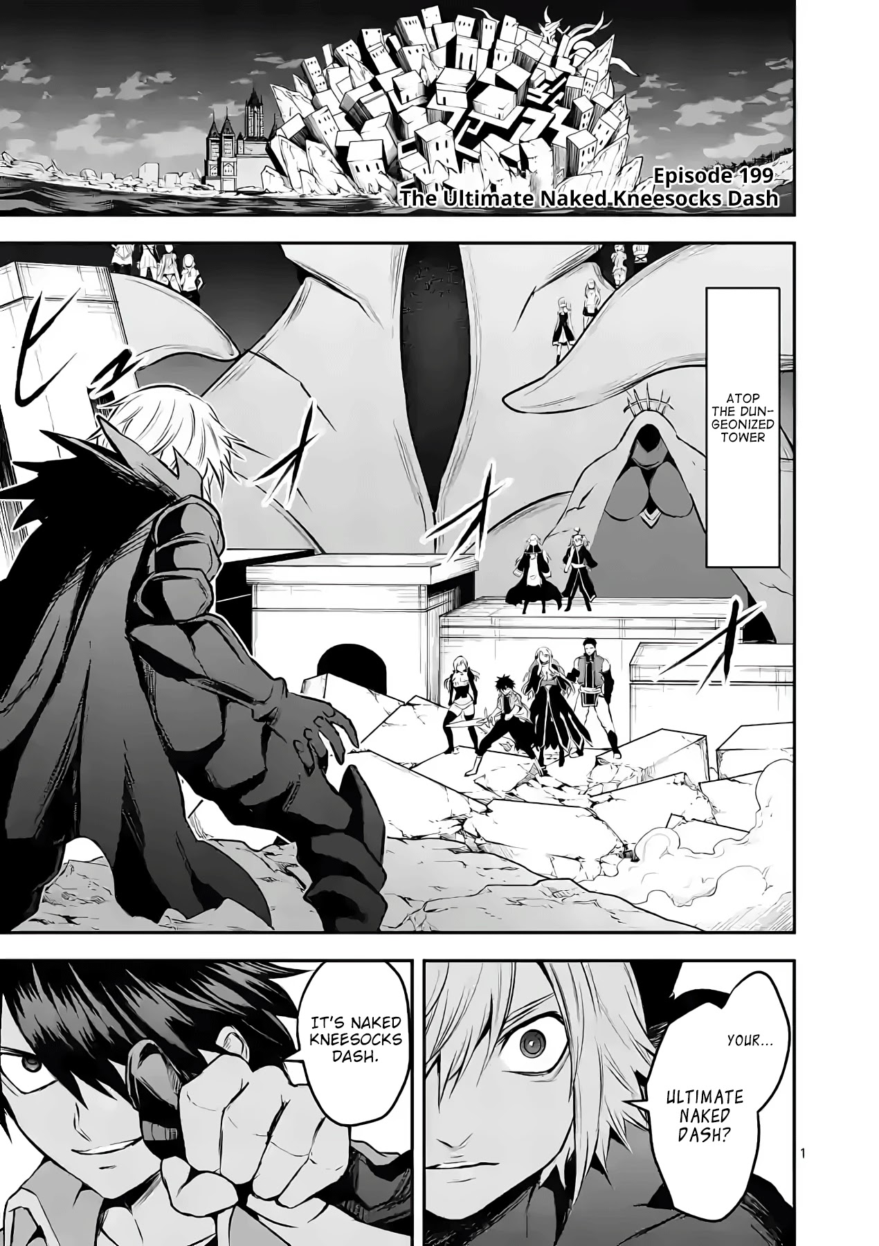 Yuusha ga Shinda! Chapter 199 page 1 - Chapter 199: The Ultimate Naked Kneesocks Dash