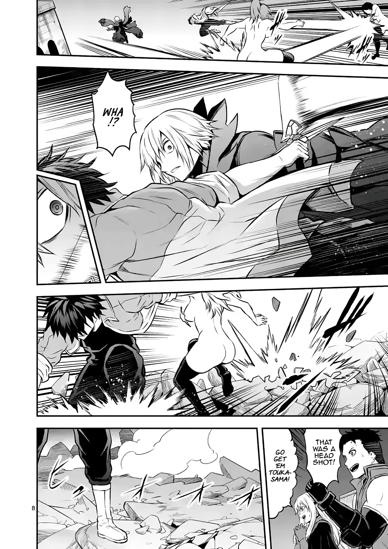 Yuusha ga Shinda! Chapter 199 page 8 - Chapter 199: The Ultimate Naked Kneesocks Dash