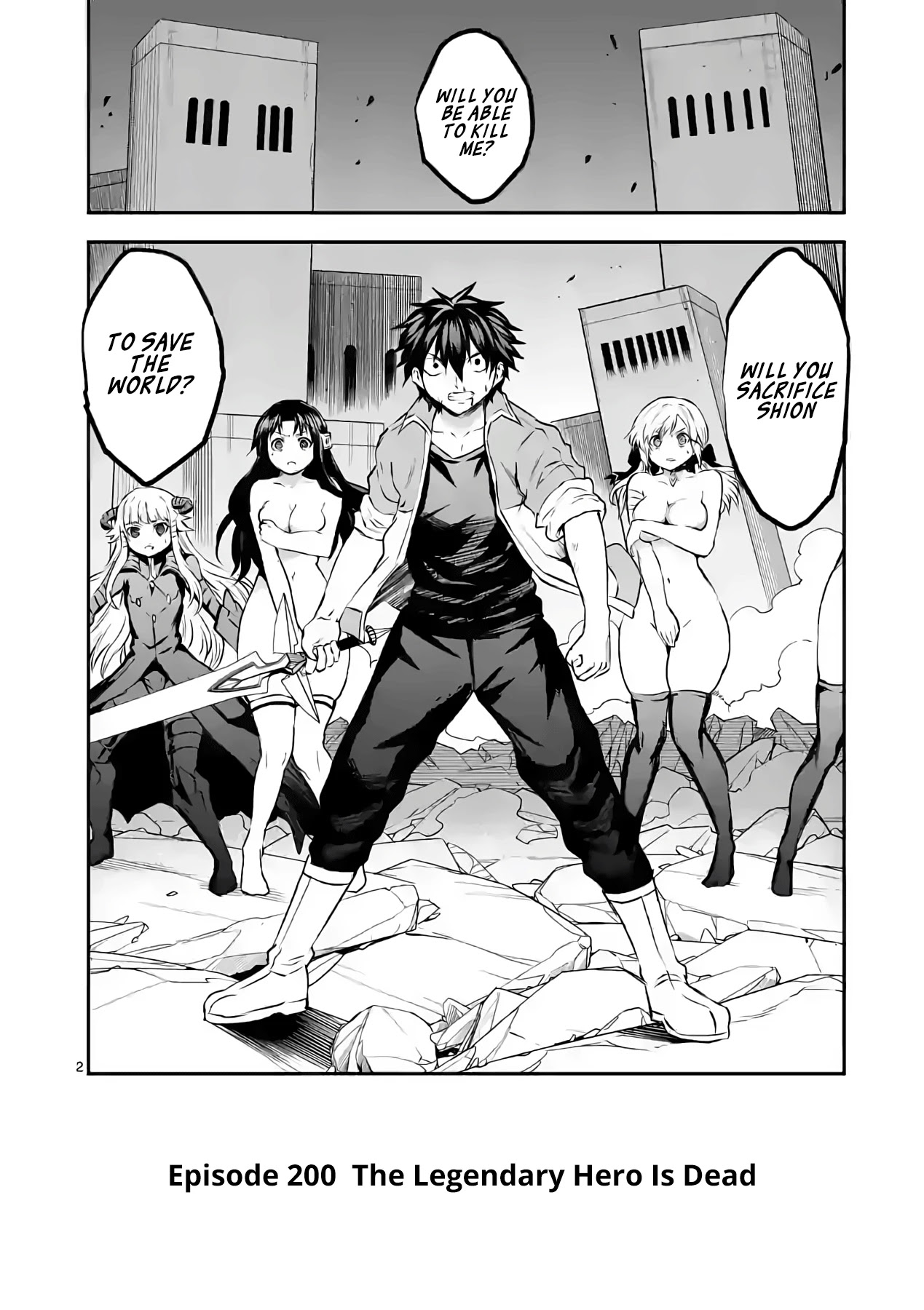 Yuusha ga Shinda! Chapter 200 page 2 - Chapter 200: The Legendary Hero Is Dead