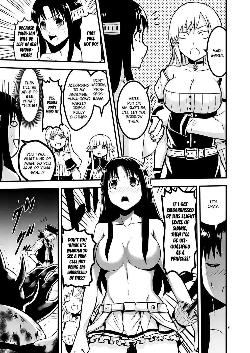 Yuusha ga Shinda! Chapter 33 page 7 - Chapter 33 : Rooftop Battle