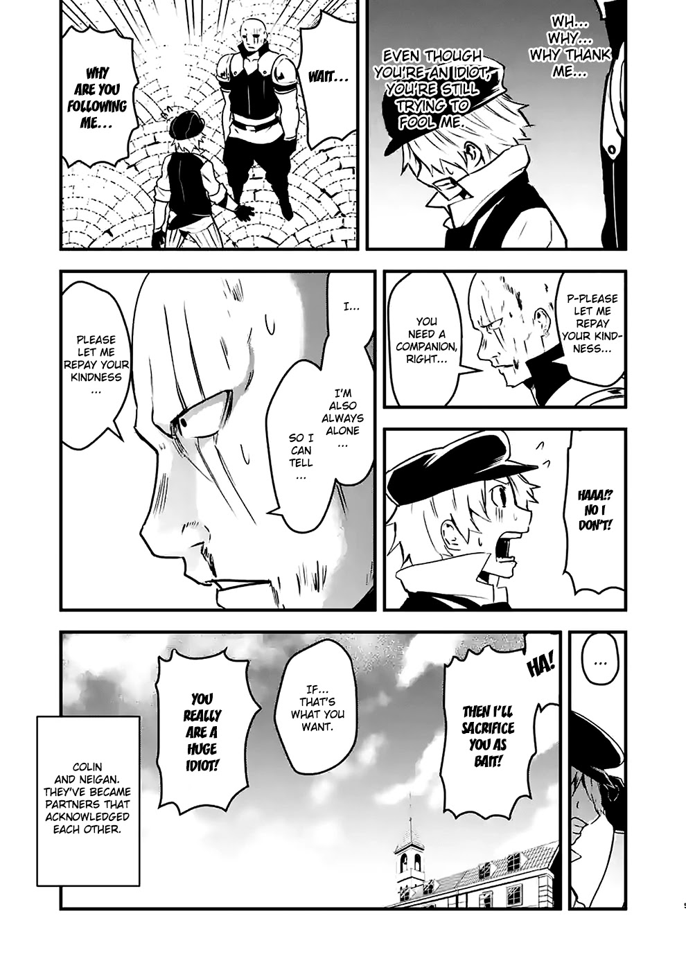 Yuusha ga Shinda! Chapter 34.5 page 5 - Chapter 34.5: Omake 4: Colin and Neigan