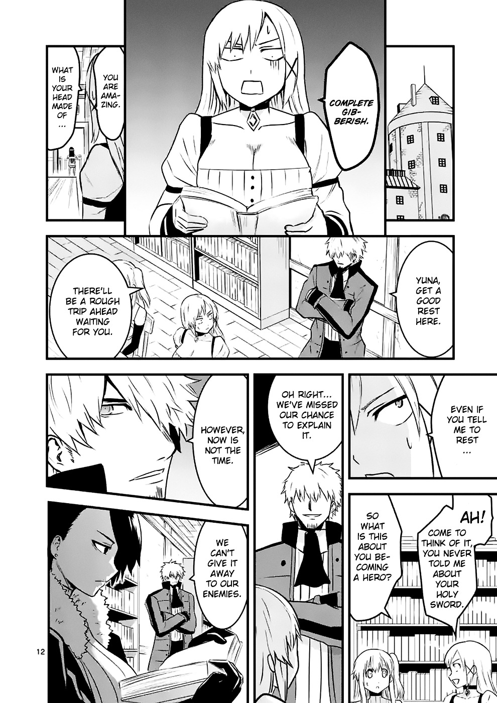Yuusha ga Shinda! Chapter 42.2 page 12 - Chapter 42 v2 : Magic Technician's Workshop