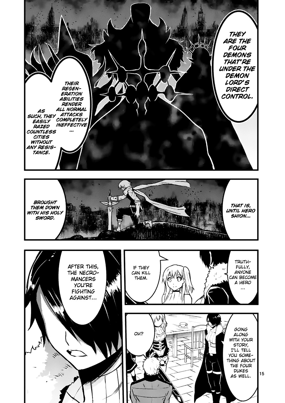 Yuusha ga Shinda! Chapter 42.2 page 15 - Chapter 42 v2 : Magic Technician's Workshop