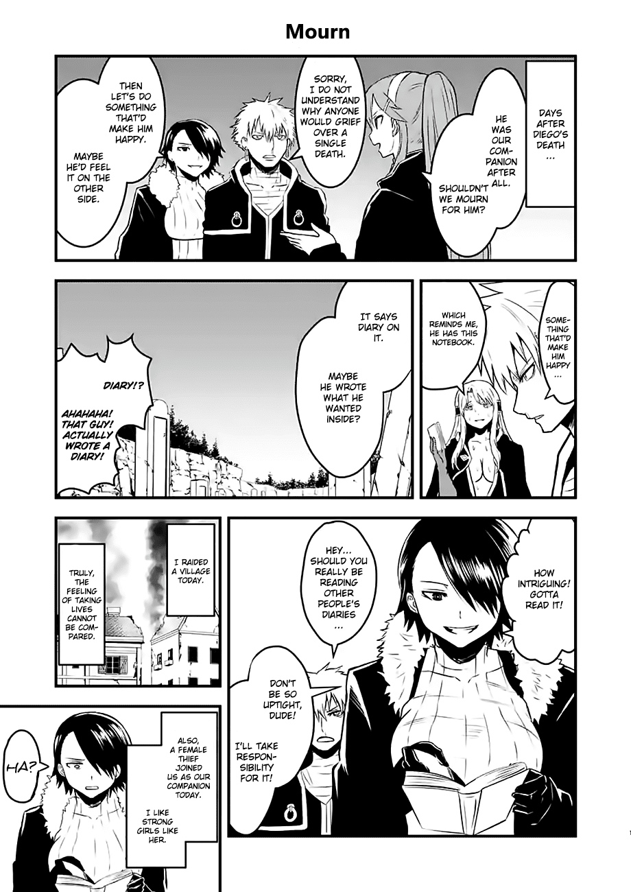 Yuusha ga Shinda! Chapter 70.5 page 1 - Chapter 70.5: Omake 8: Mourn