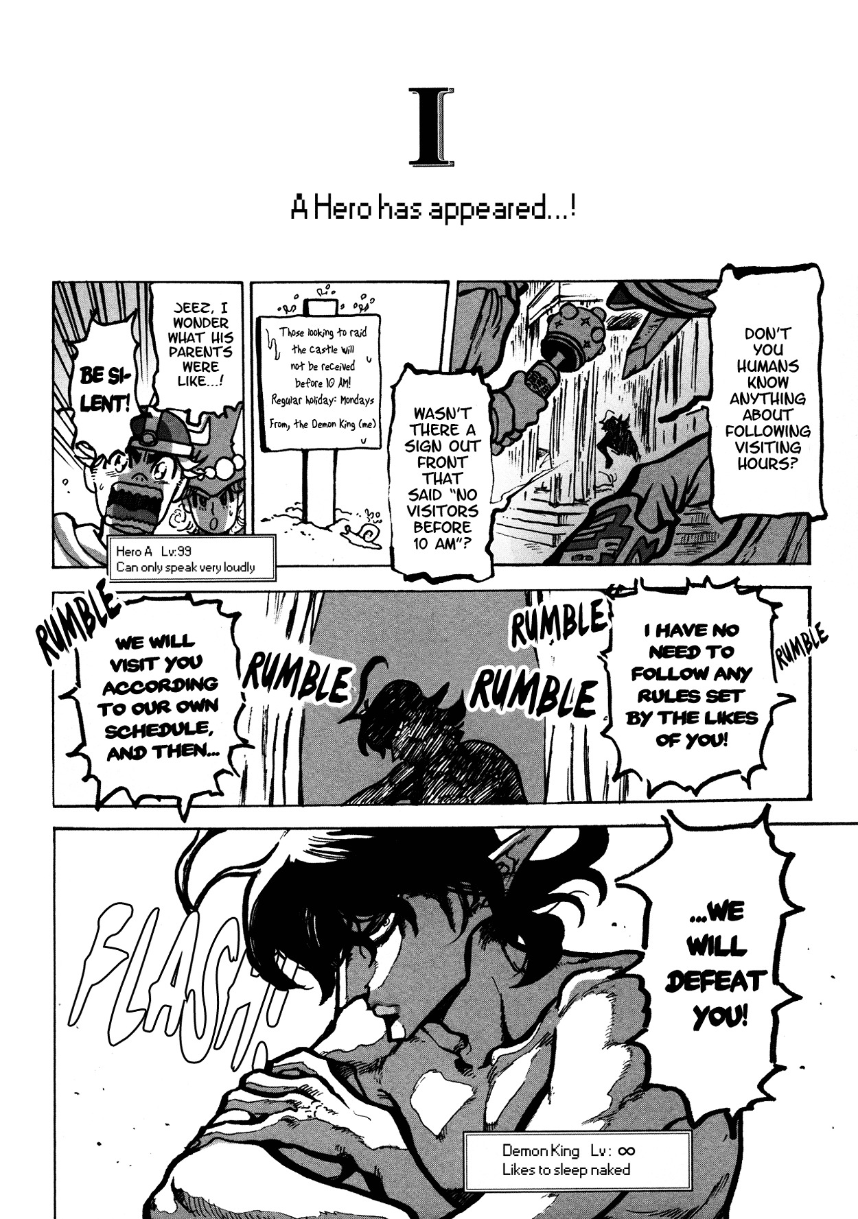 Yuusha in Maou n Chi Chapter 1 page 2 - Chapter 1 : A Hero has Appeared...!