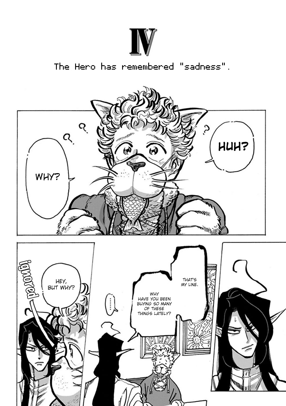 Yuusha in Maou n Chi Chapter 4 page 2 - Chapter 4: The Hero has remembered "sadness".