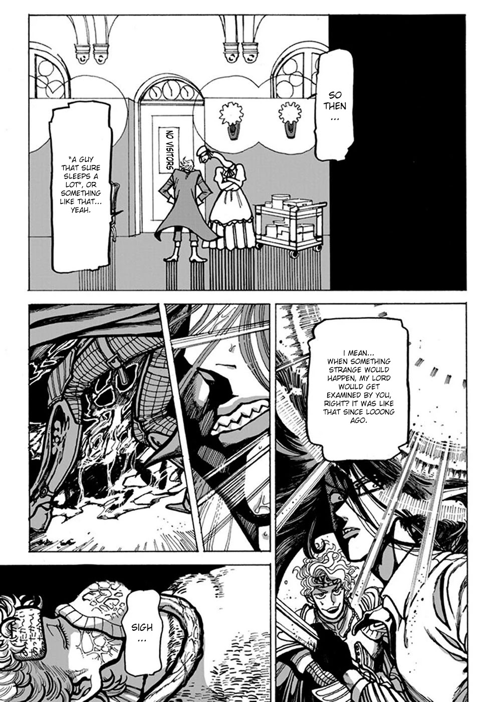 Yuusha in Maou n Chi Chapter 5 page 1 - Chapter 5: The Hero has died...!