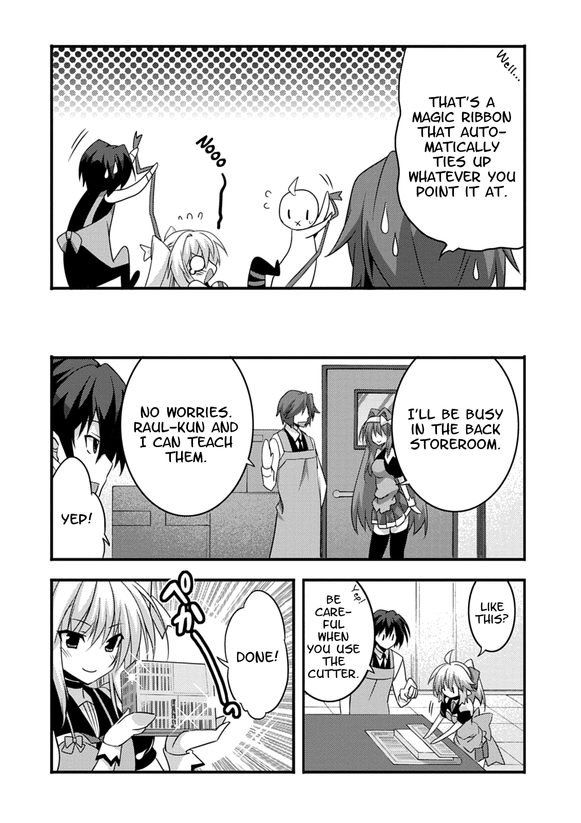 Yuusha ni Narenakatta Ore wa Shibushibu Shuushoku o Ketsuishimashita. Chapter 15 page 18 - Chapter 15: The Demon Lord's Daughter Seems to Have Remembered the Proper Way to Wrap Products
