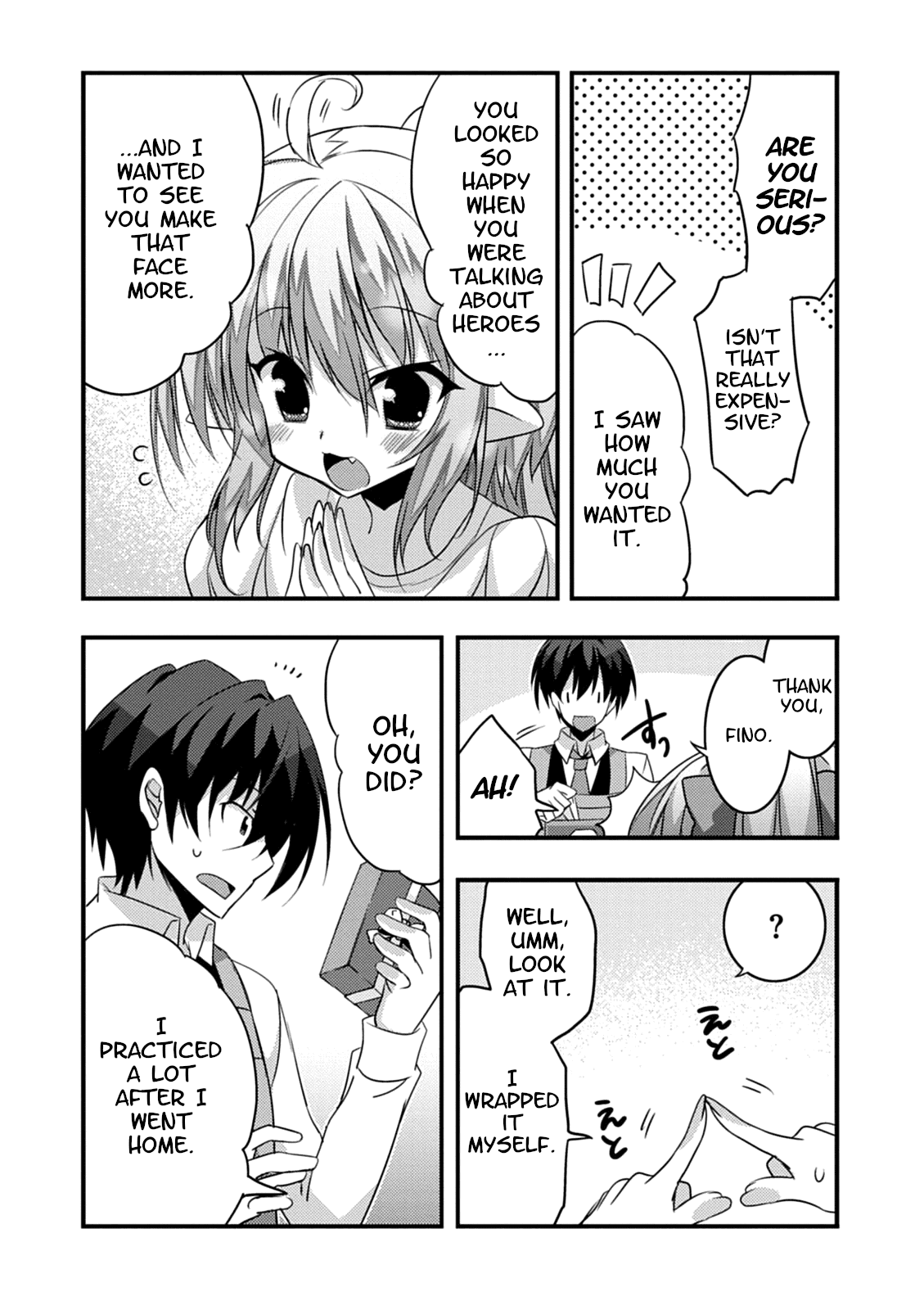 Yuusha ni Narenakatta Ore wa Shibushibu Shuushoku o Ketsuishimashita. Chapter 15 page 34 - Chapter 15: The Demon Lord's Daughter Seems to Have Remembered the Proper Way to Wrap Products