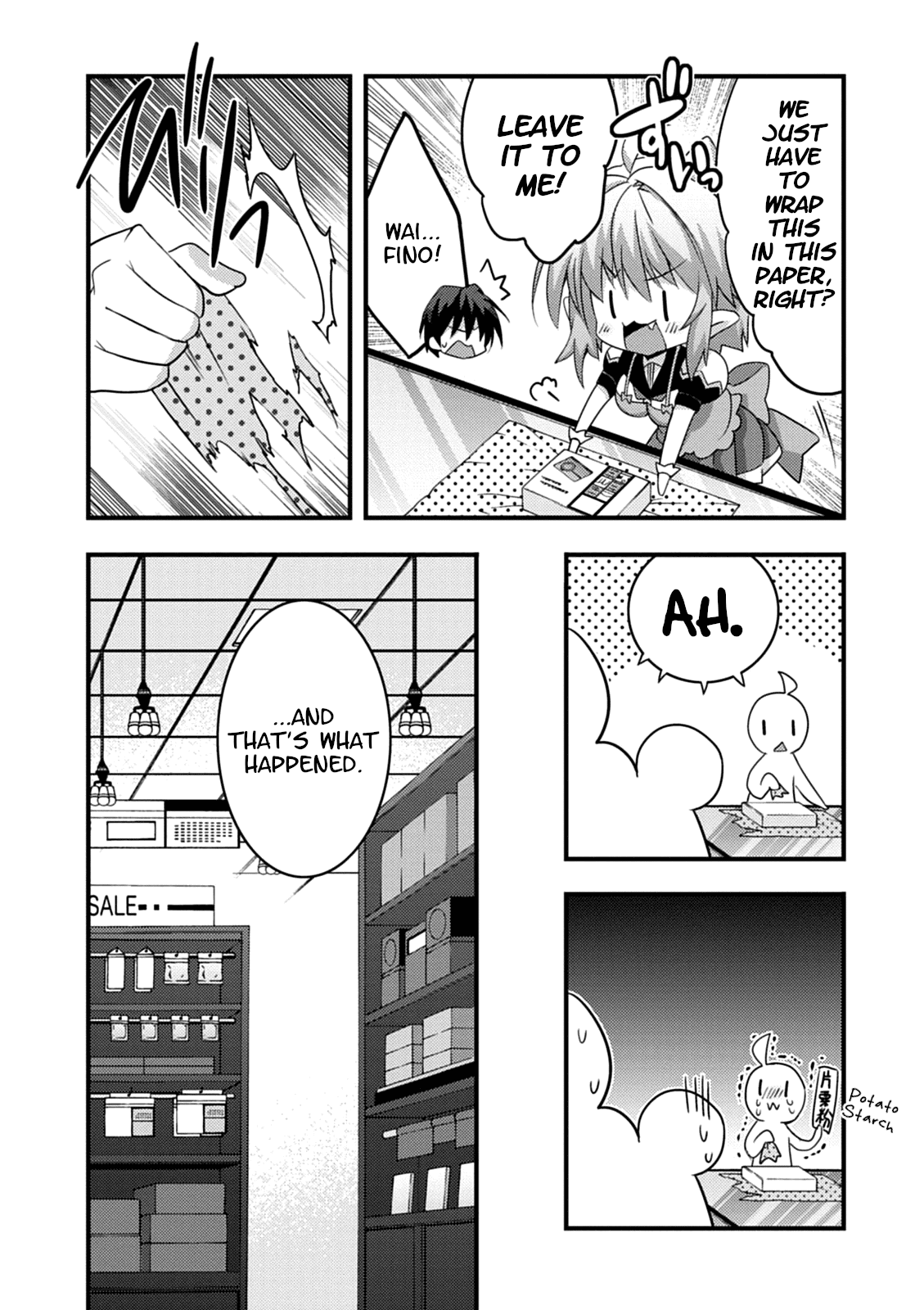 Yuusha ni Narenakatta Ore wa Shibushibu Shuushoku o Ketsuishimashita. Chapter 15 page 7 - Chapter 15: The Demon Lord's Daughter Seems to Have Remembered the Proper Way to Wrap Products