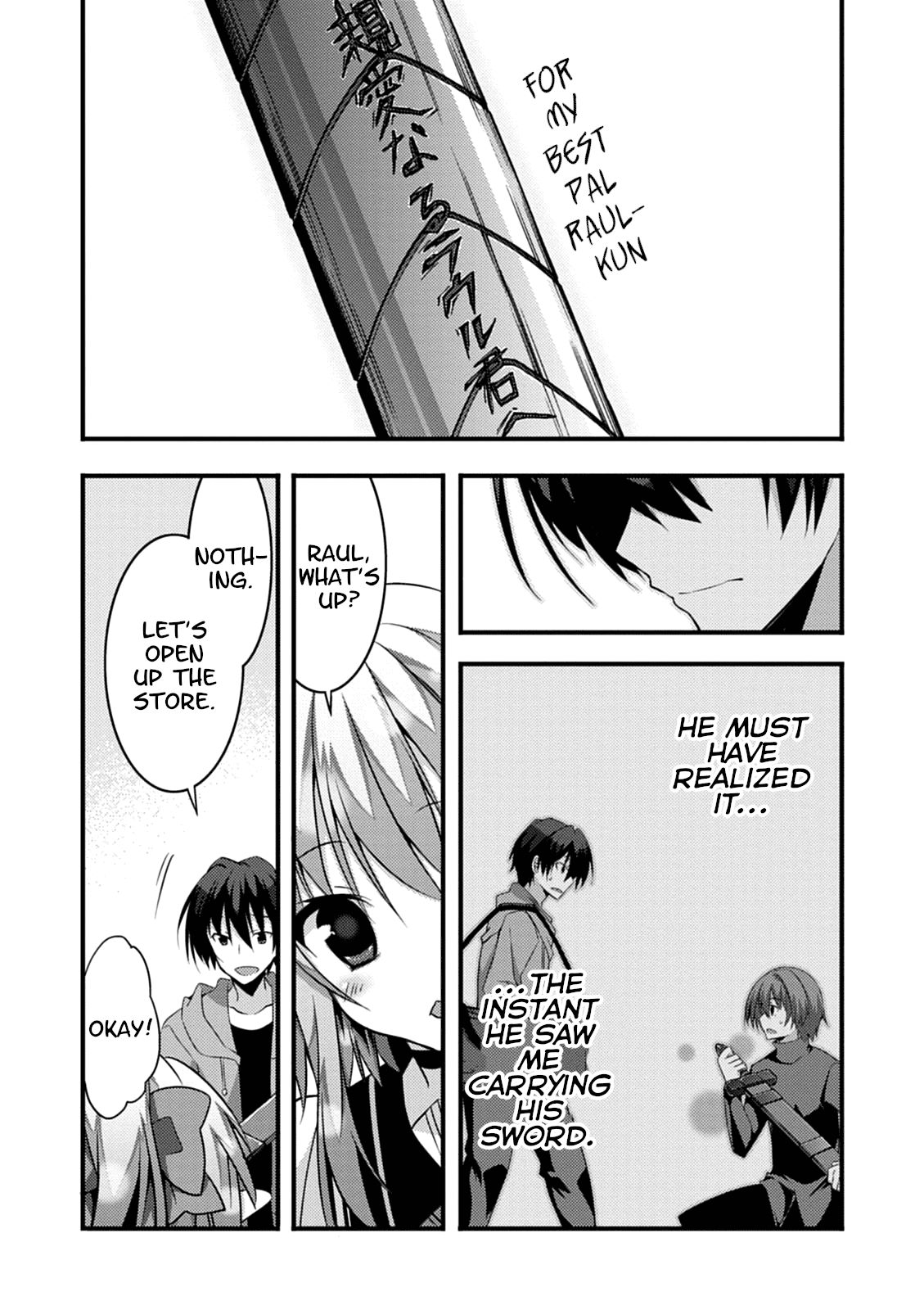 Yuusha ni Narenakatta Ore wa Shibushibu Shuushoku o Ketsuishimashita. Chapter 16 page 35 - Chapter 16: After Being Unable to Become a Hero, I Seem to have Encountered the Hero I Admired [END]