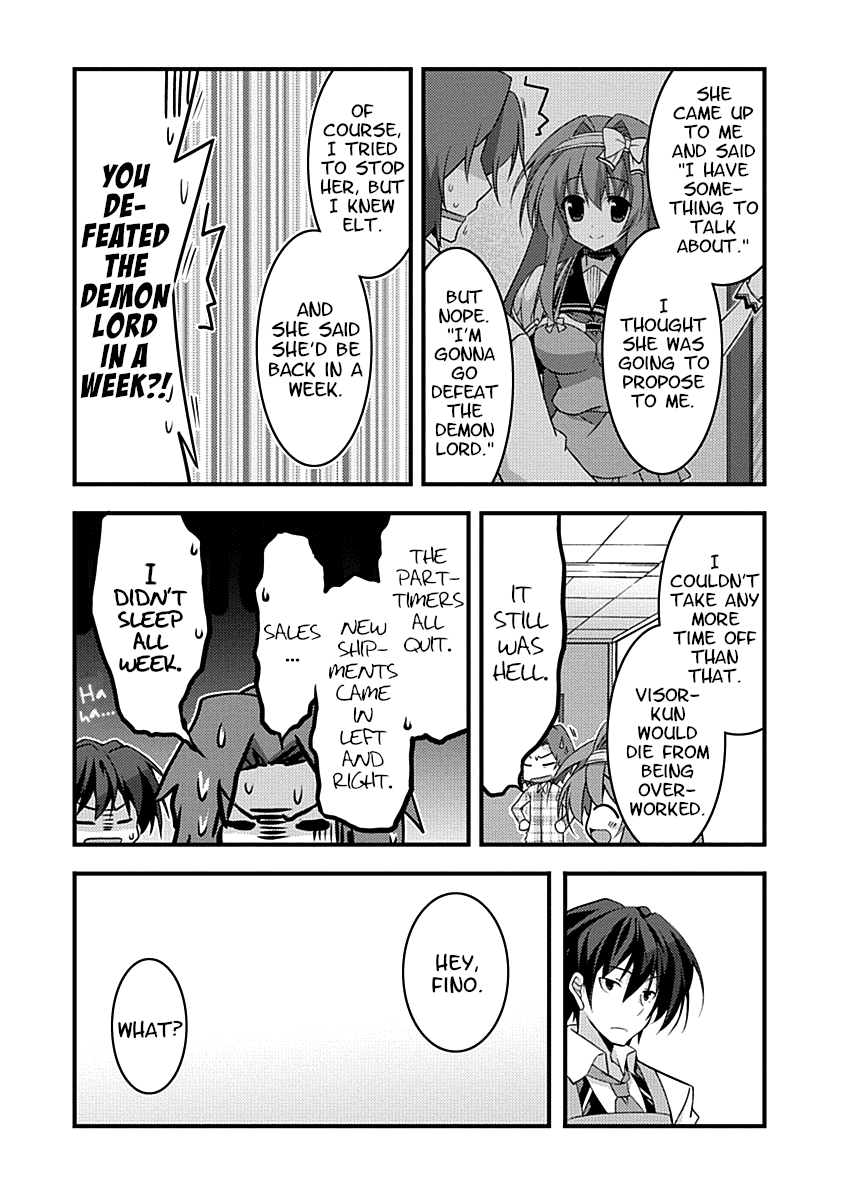 Yuusha ni Narenakatta Ore wa Shibushibu Shuushoku o Ketsuishimashita. Chapter 6 page 31 - Chapter 6: You're Supposed to Always Greet Your Elders and Customers With a Smile?