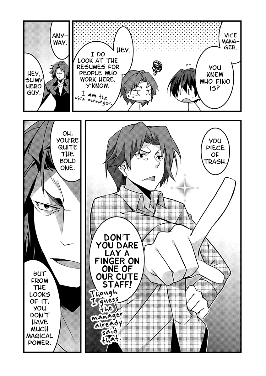 Yuusha ni Narenakatta Ore wa Shibushibu Shuushoku o Ketsuishimashita. Chapter 6 page 4 - Chapter 6: You're Supposed to Always Greet Your Elders and Customers With a Smile?