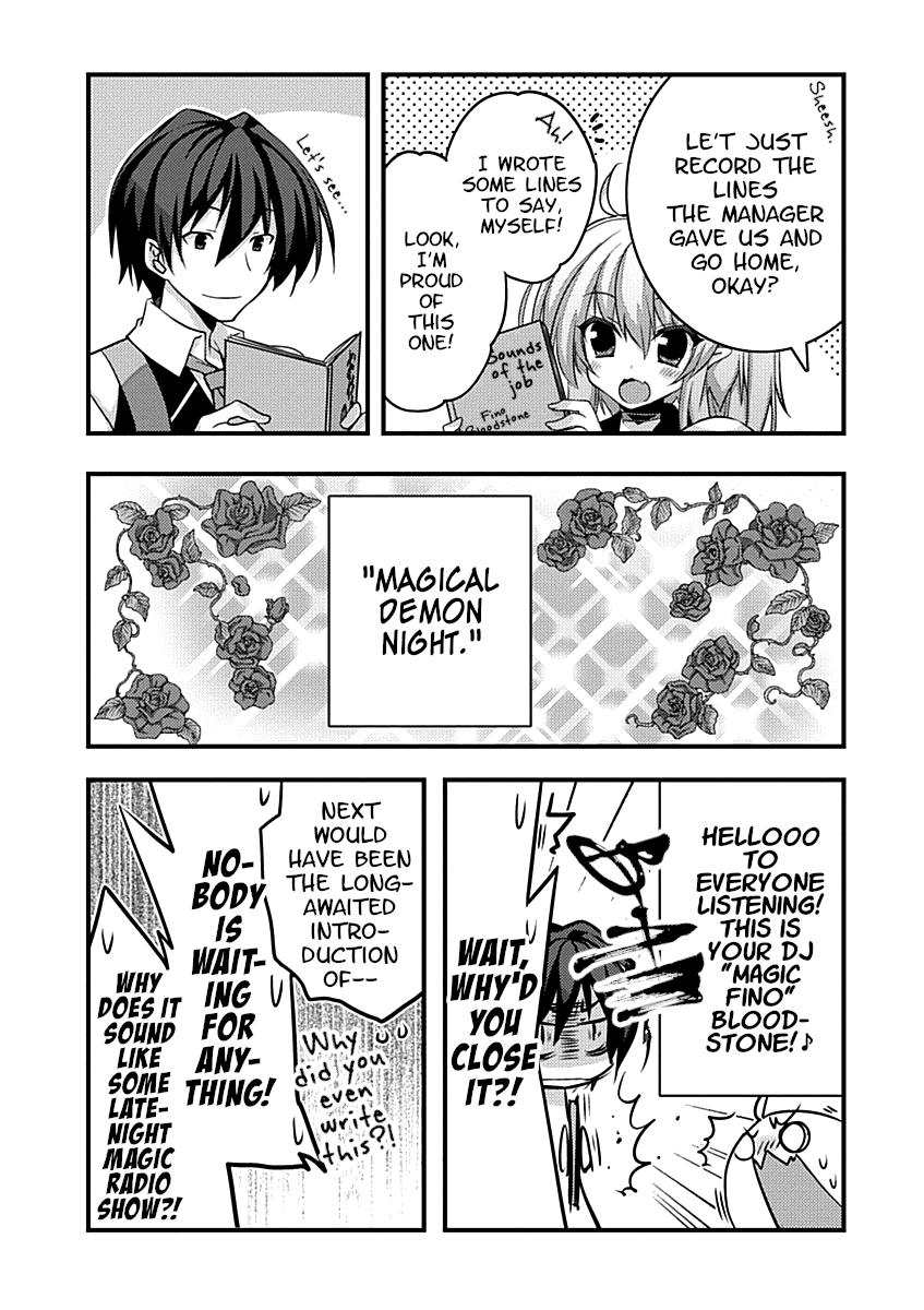 Yuusha ni Narenakatta Ore wa Shibushibu Shuushoku o Ketsuishimashita. Chapter 7 page 11 - Chapter 7: The Demon Lord's Daughter Seems Interested in Making a Storewide Broadcast.